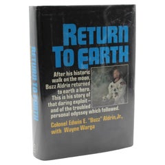Return to Earth, signé et inscrit par Edwin « Buzz » Aldrin, première édition, 1973