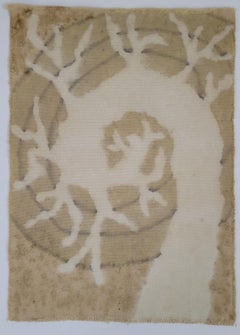 RETURN TO THE ROOTS (6) - Pflanzengefärbte botanische Kunst auf Baumwoll-Leinwand