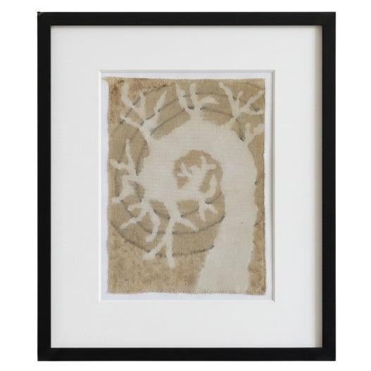 RITORNO ALLE RADICI (6) - Arte botanica tinta in pianta su tela di cotone