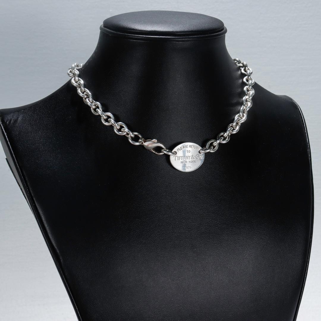 tiffany dog chain necklace