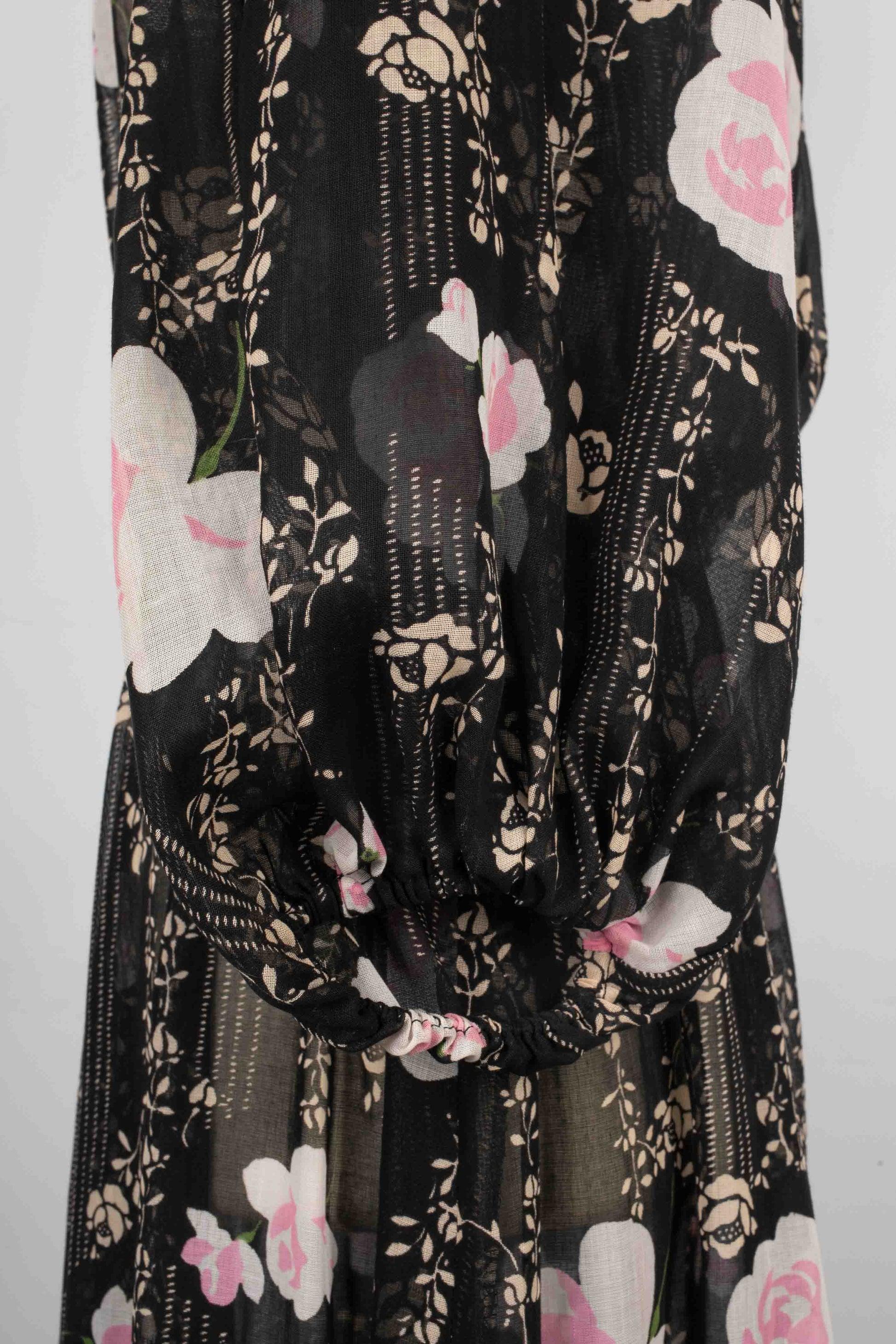 Rety Long Black Veil Dress Couture For Sale 1