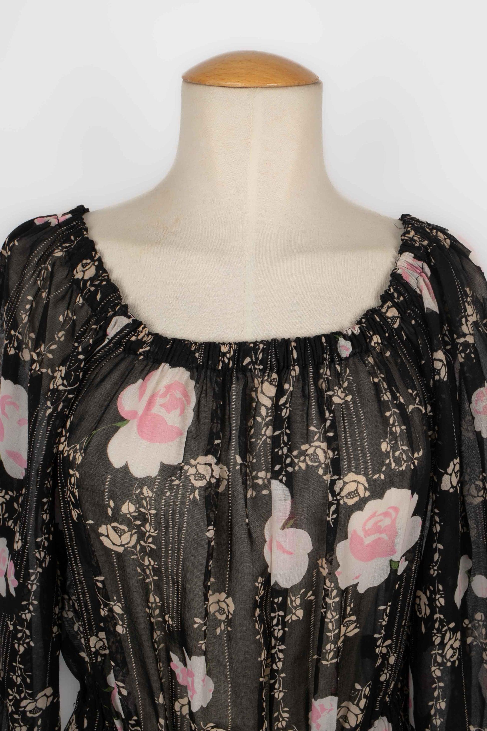 Rety Long Black Veil Dress Couture For Sale 2