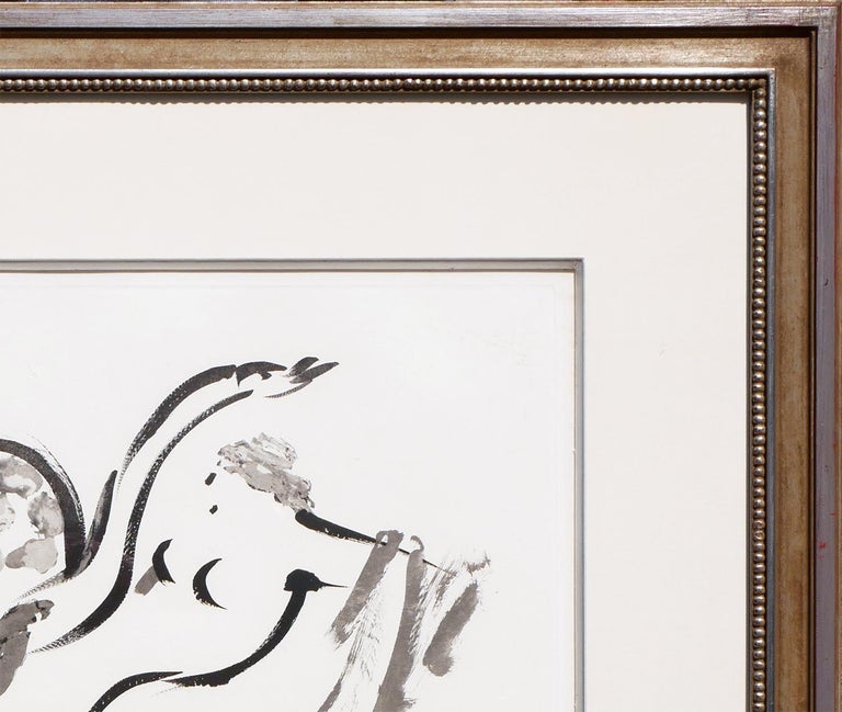 Reuben Nakian "Leda and the Swan" Abstract Modern Mythological