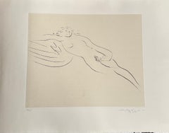 Reuben Nakian, "Leda and the Swan-3", gravure à l'eau-forte signée à la main