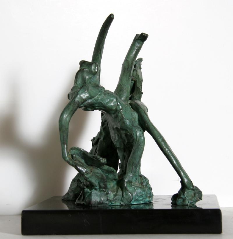 Leda and the Swan, Bronze Sculpture by Reuben Nakian 2