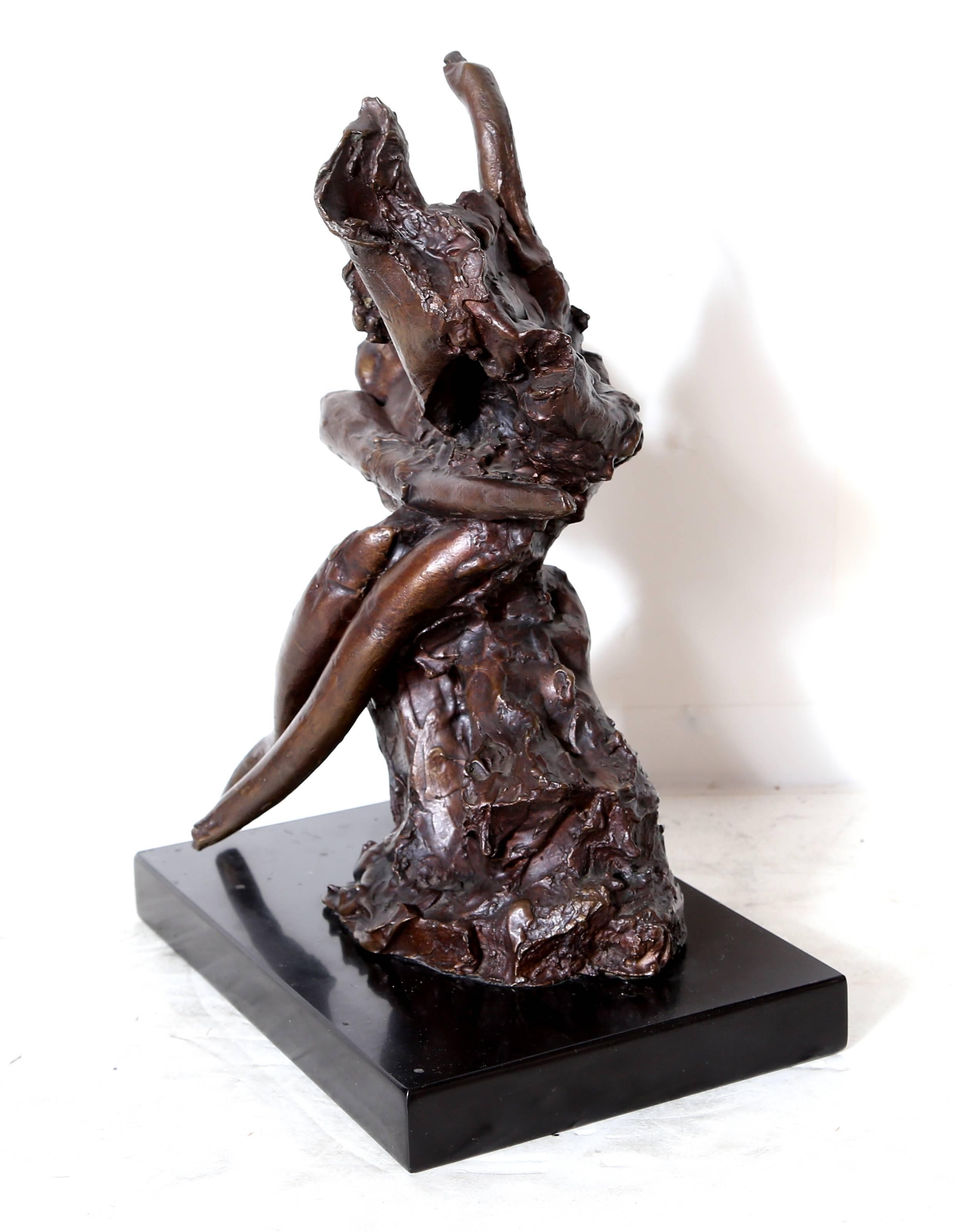 Leda and the Swan - Sculpture by Reuben Nakian