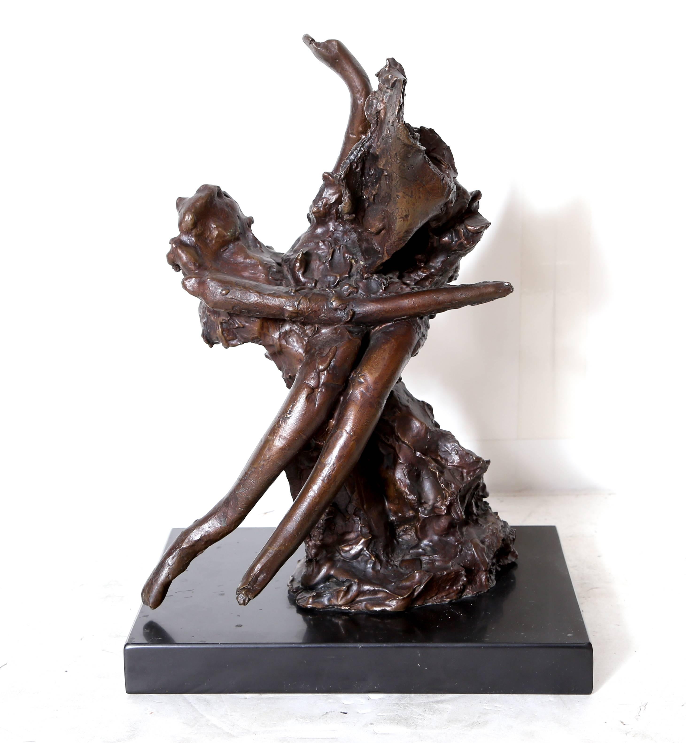 Leda and the Swan, Bronze Sculpture by Reuben Nakian