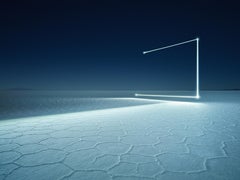 Aeroglyph XT1940 - foto de gran formato de light painting en paisaje nocturno