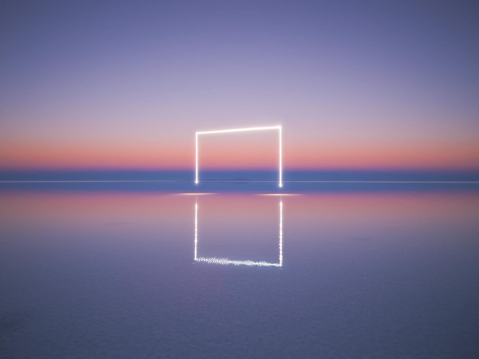 Aeroglyph XT 2011 - large format photo of light painting in nocturnal landscape