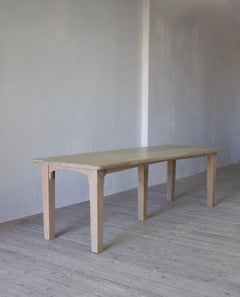 Réunion Table, Ash-Framed Table Inspired by the Provincial Kitchens of France