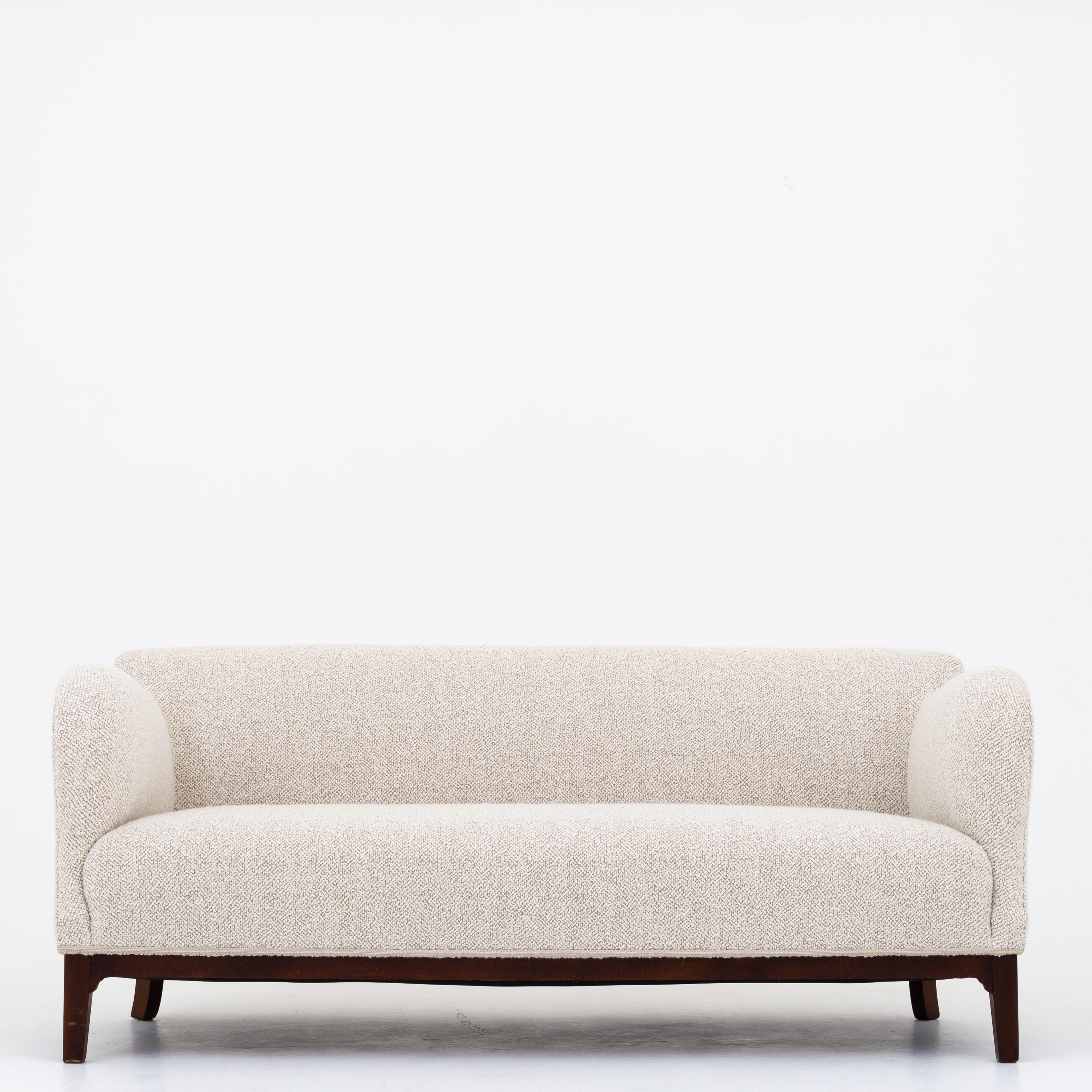 Reupholstered 3-Seat Sofa In Good Condition In Copenhagen, DK