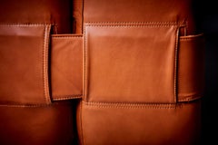 Reupholstered 932 3-seater sofa by Mario Bellini for Cassina, Italy - 1960s