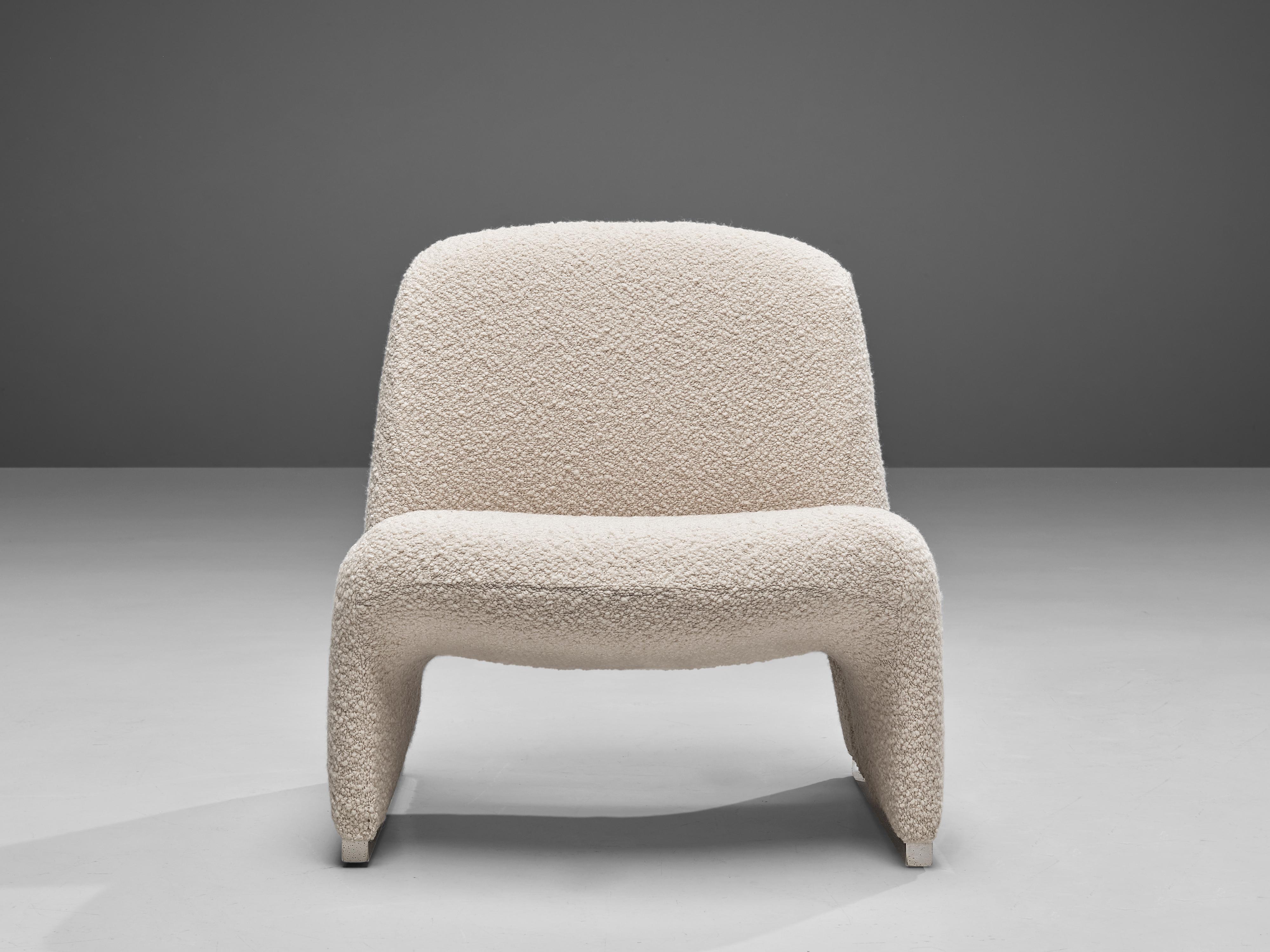Late 20th Century Reupholstered ‘Alky’ Lounge Chair in the Style of Giancarlo Piretti