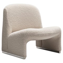 Used Reupholstered ‘Alky’ Lounge Chair in the Style of Giancarlo Piretti 