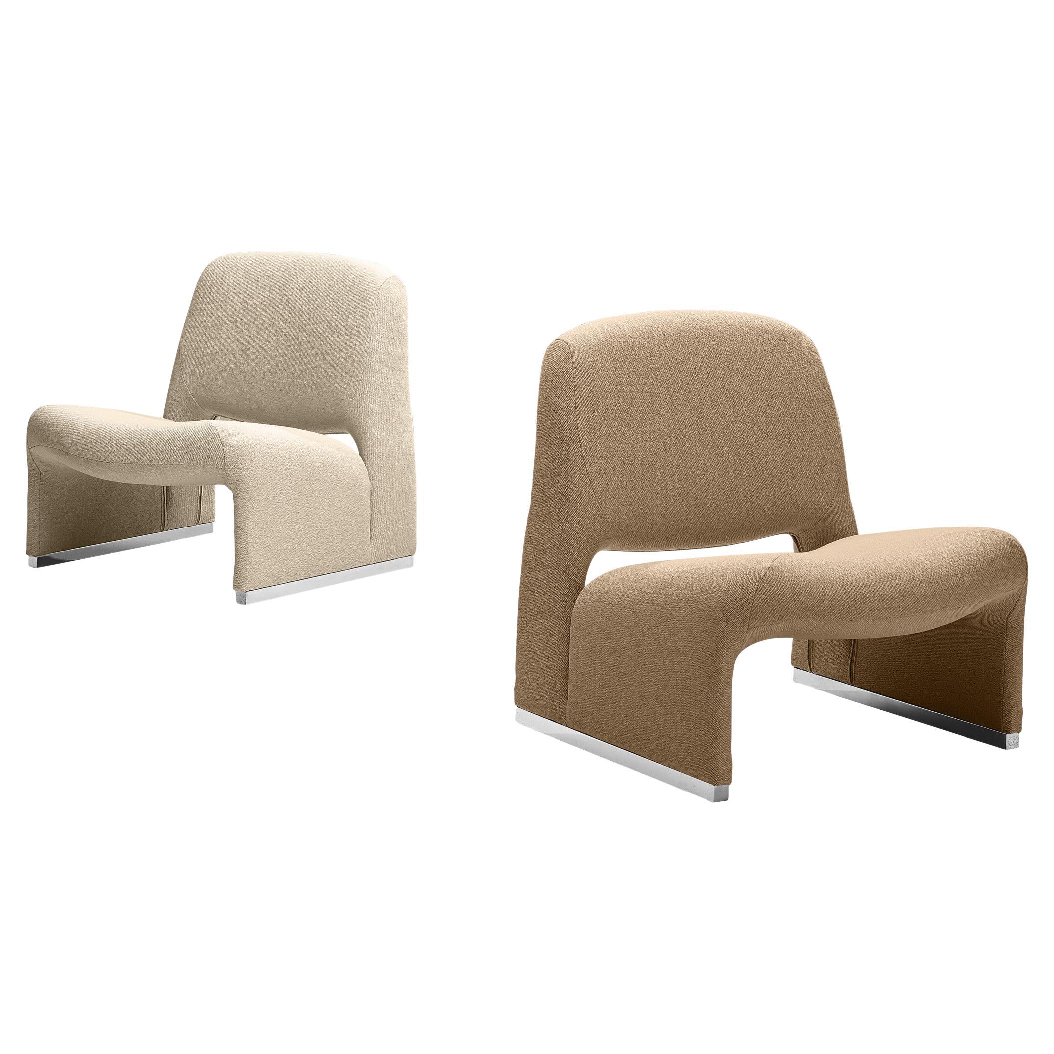 Chaises longues "Alky" repeintes dans le style de Giancarlo Piretti 