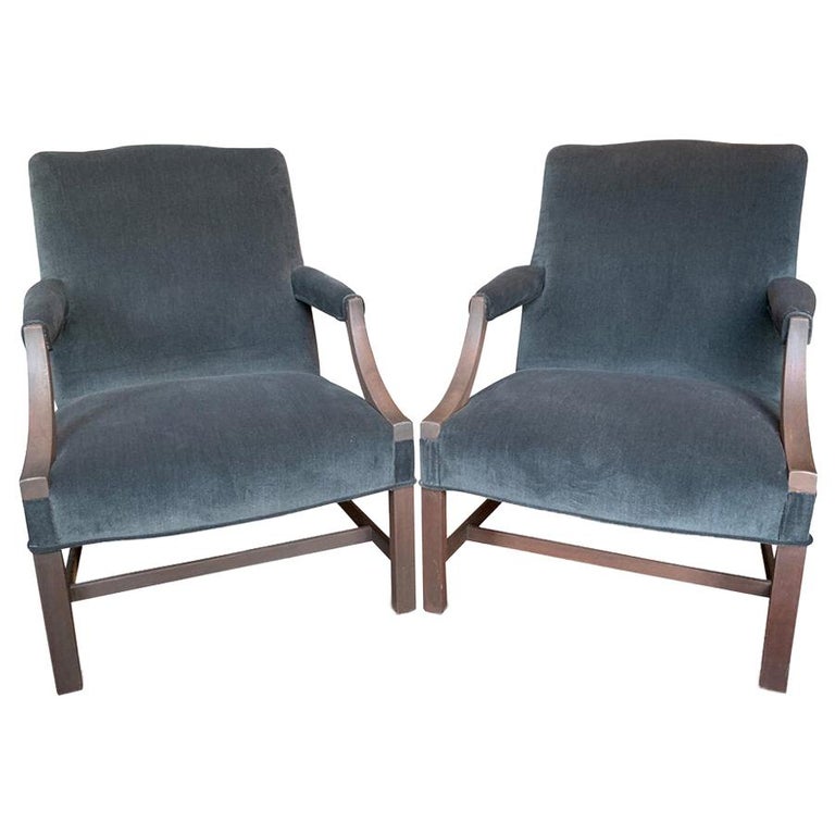 Reupholstered Antique Occasional Chairs at 1stDibs