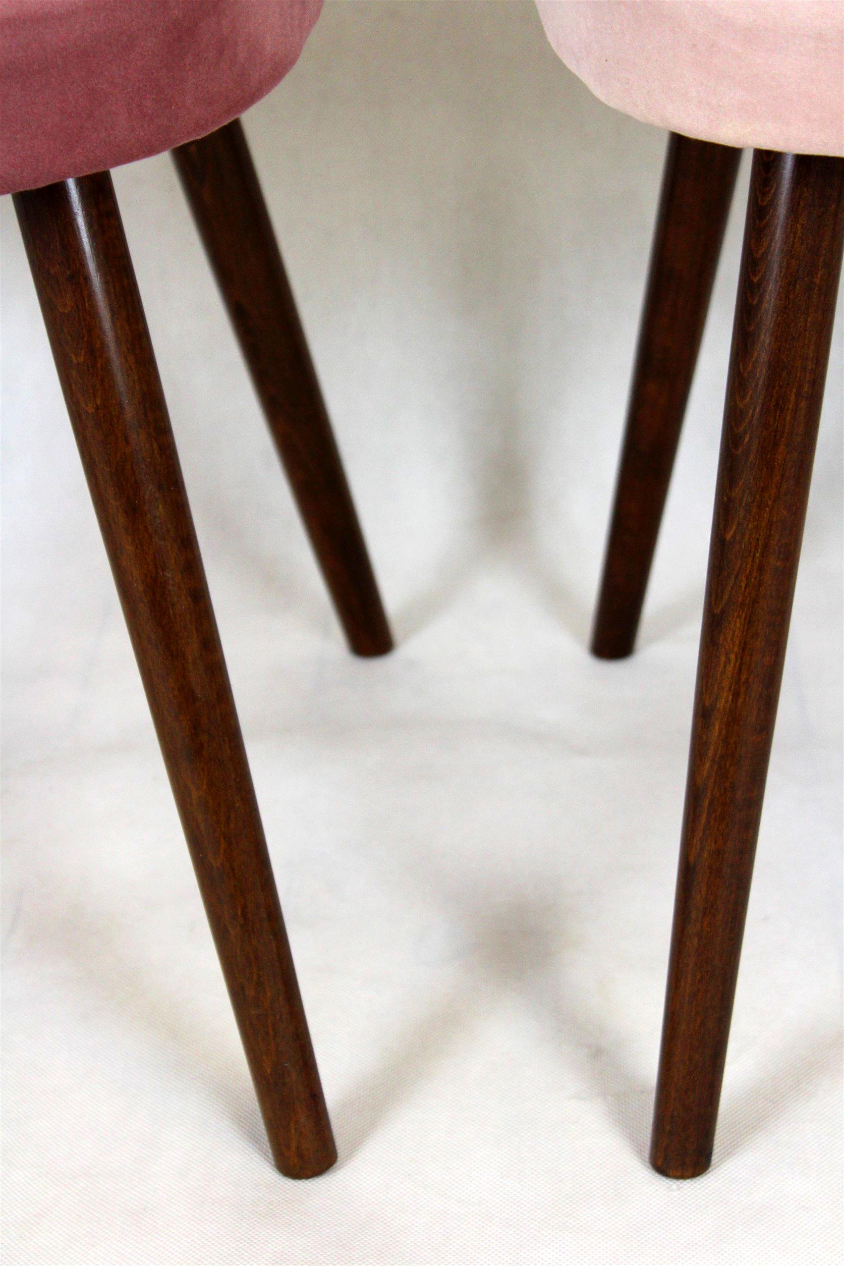 Reupholstered Dining Chairs by Antonin Suman, 1960s, Set of 4 2