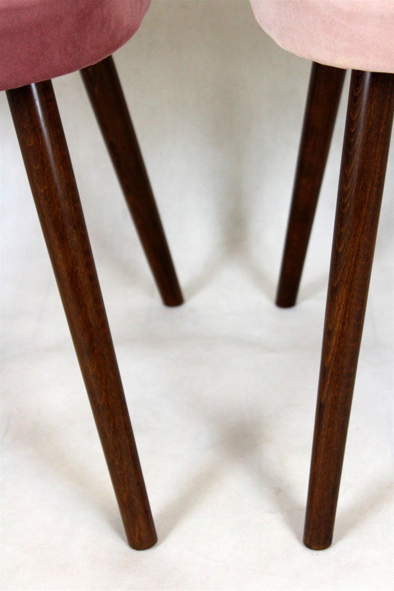 Reupholstered Dining Chairs by Antonin Suman, 1960s, Set of 4 For Sale 2