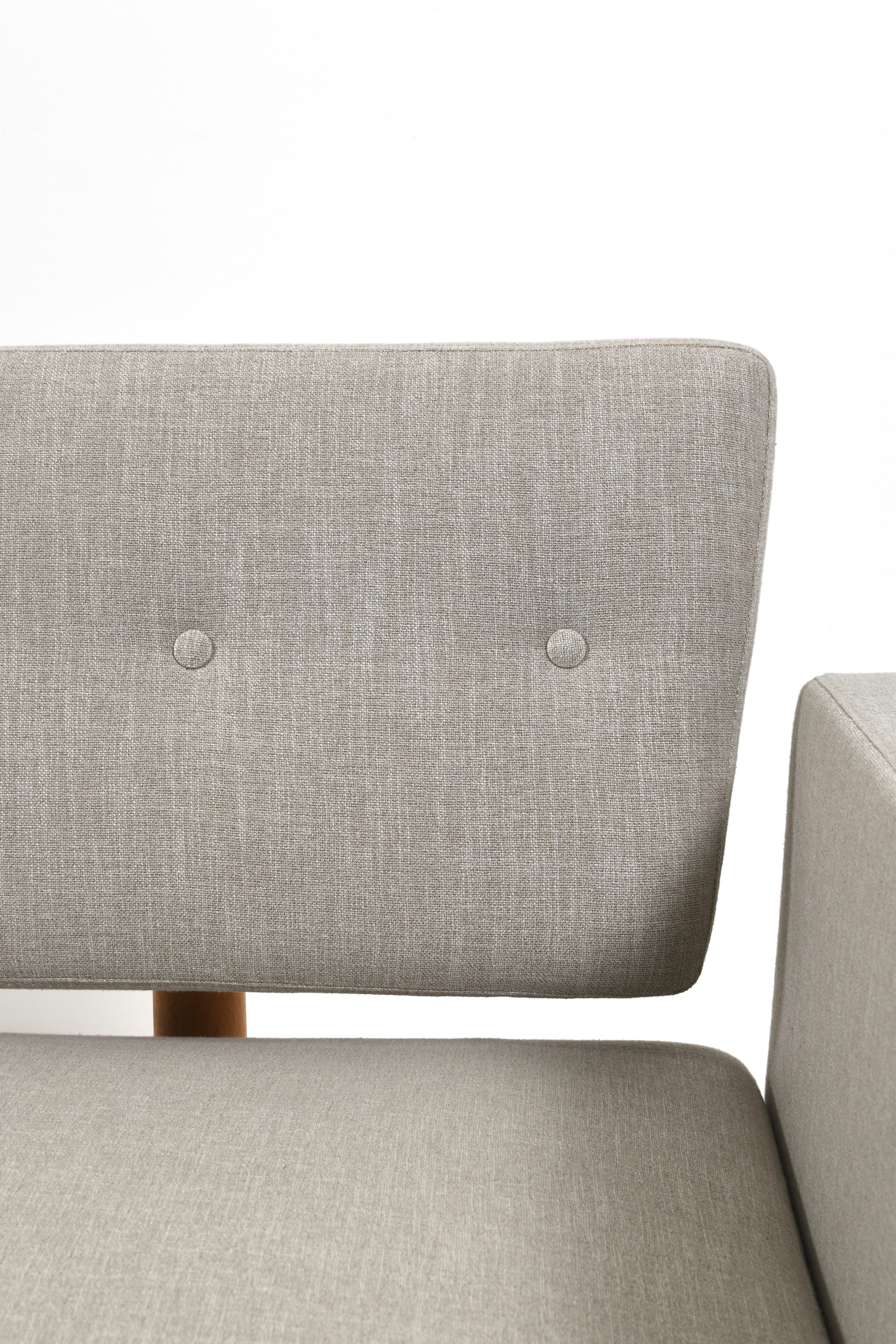 Reupholstered Edward Wormley “New York” Sofa for Dunbar, DUX, Mid-Century Modern For Sale 1