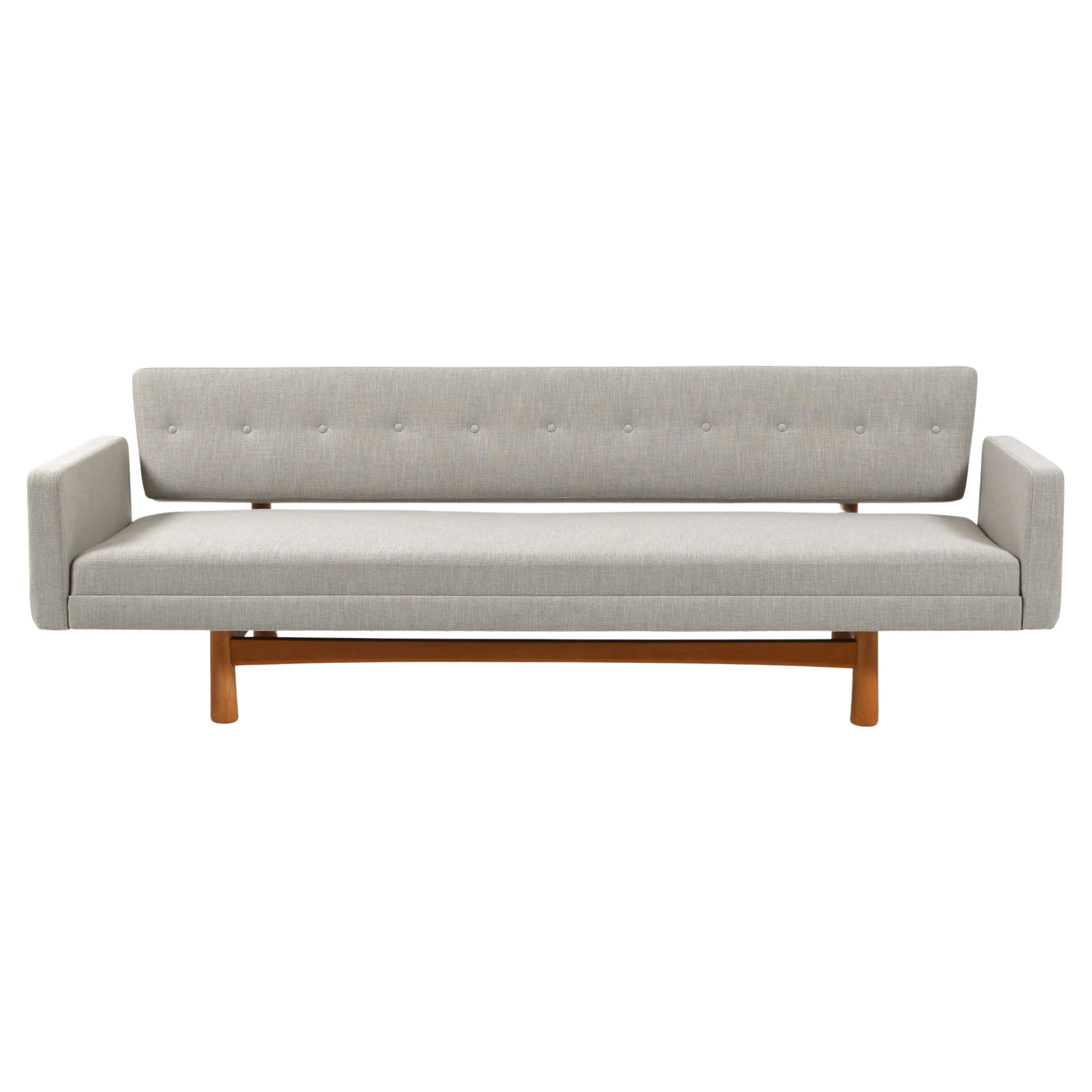 Reupholstered Edward Wormley “New York” Sofa for Dunbar, DUX, Mid-Century Modern For Sale