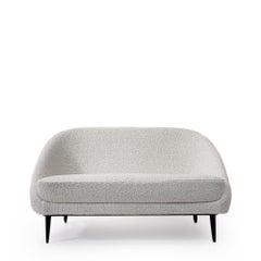 Reupholstered in Bouclé Theo Ruth “115” Sofa for Artifort, 1950s