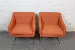 Neu gepolsterte Sessel aus der Mitte des Jahrhunderts von Hugh Acton für Vecta