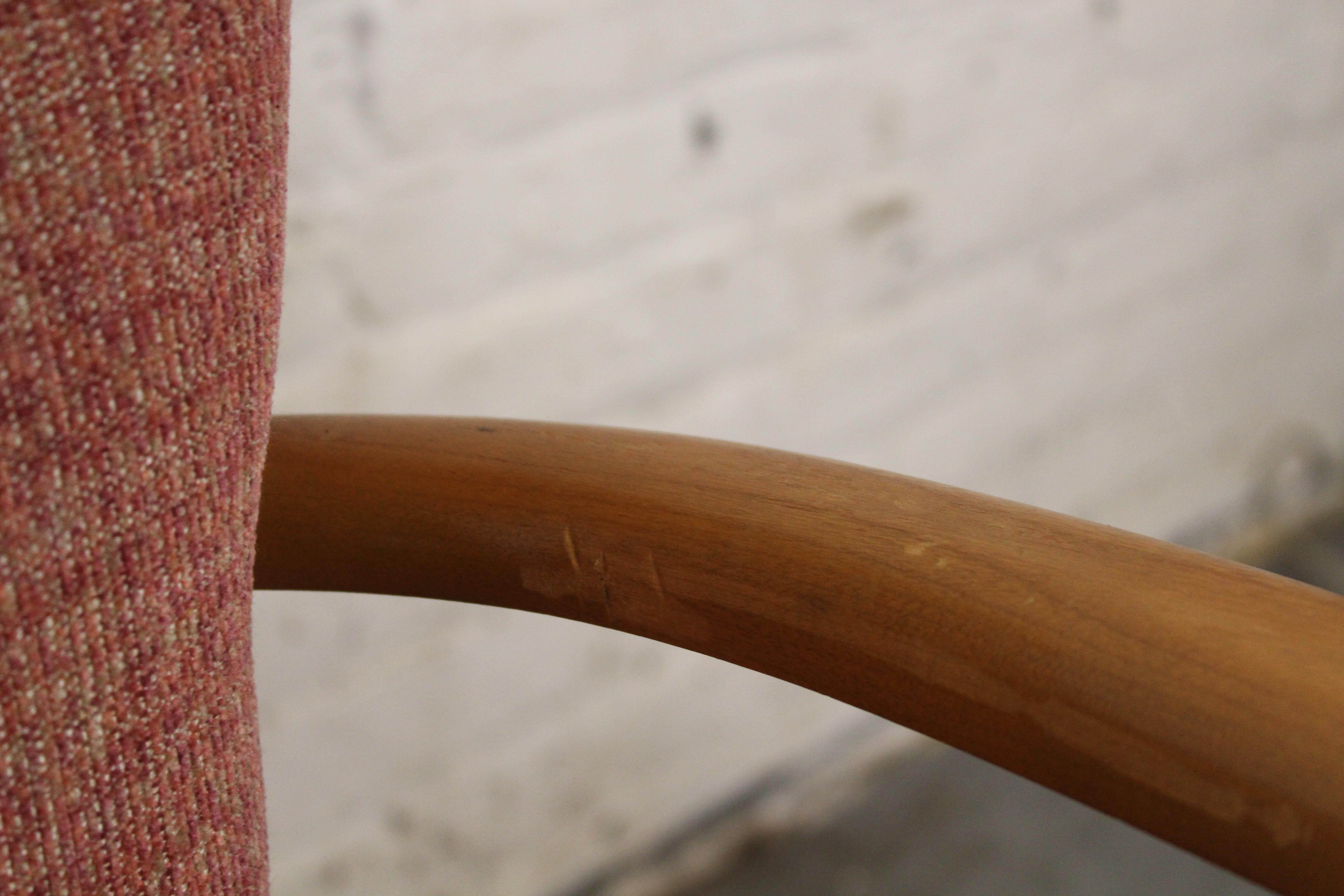 Reupholstered Mid-Century Heywood Wakefield 