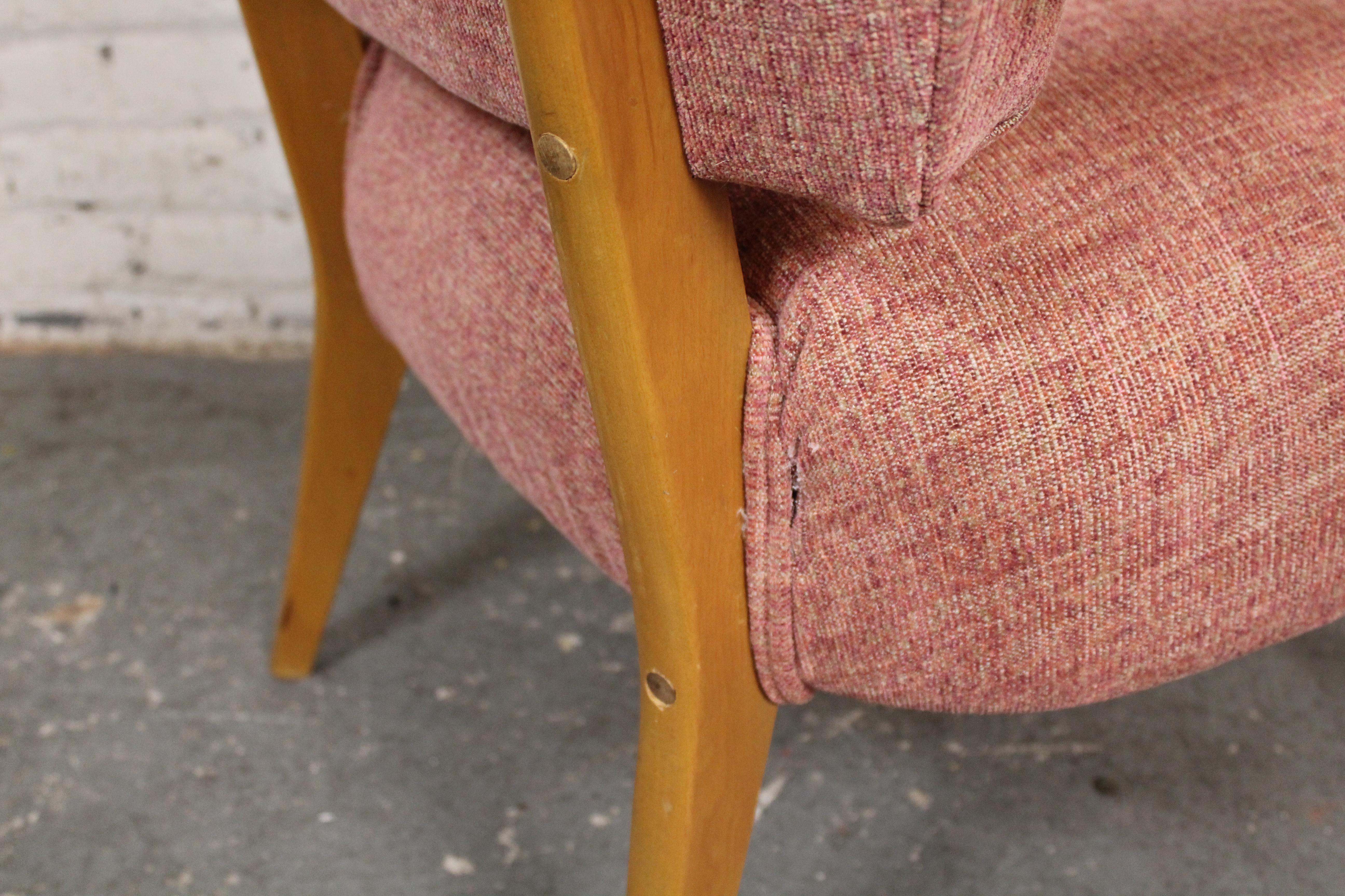 Reupholstered Mid-Century Heywood Wakefield 