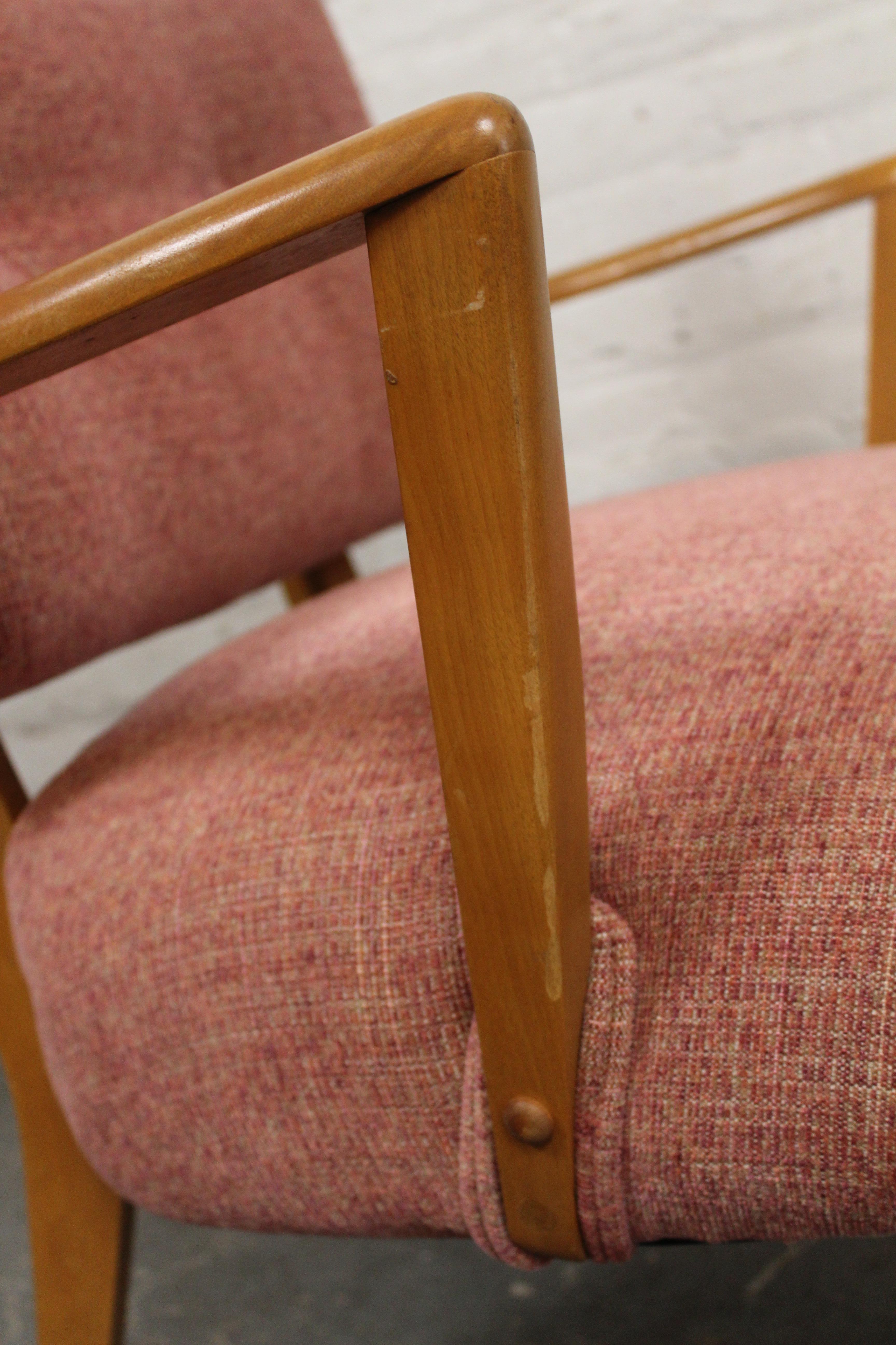 Reupholstered Mid-Century Heywood Wakefield 