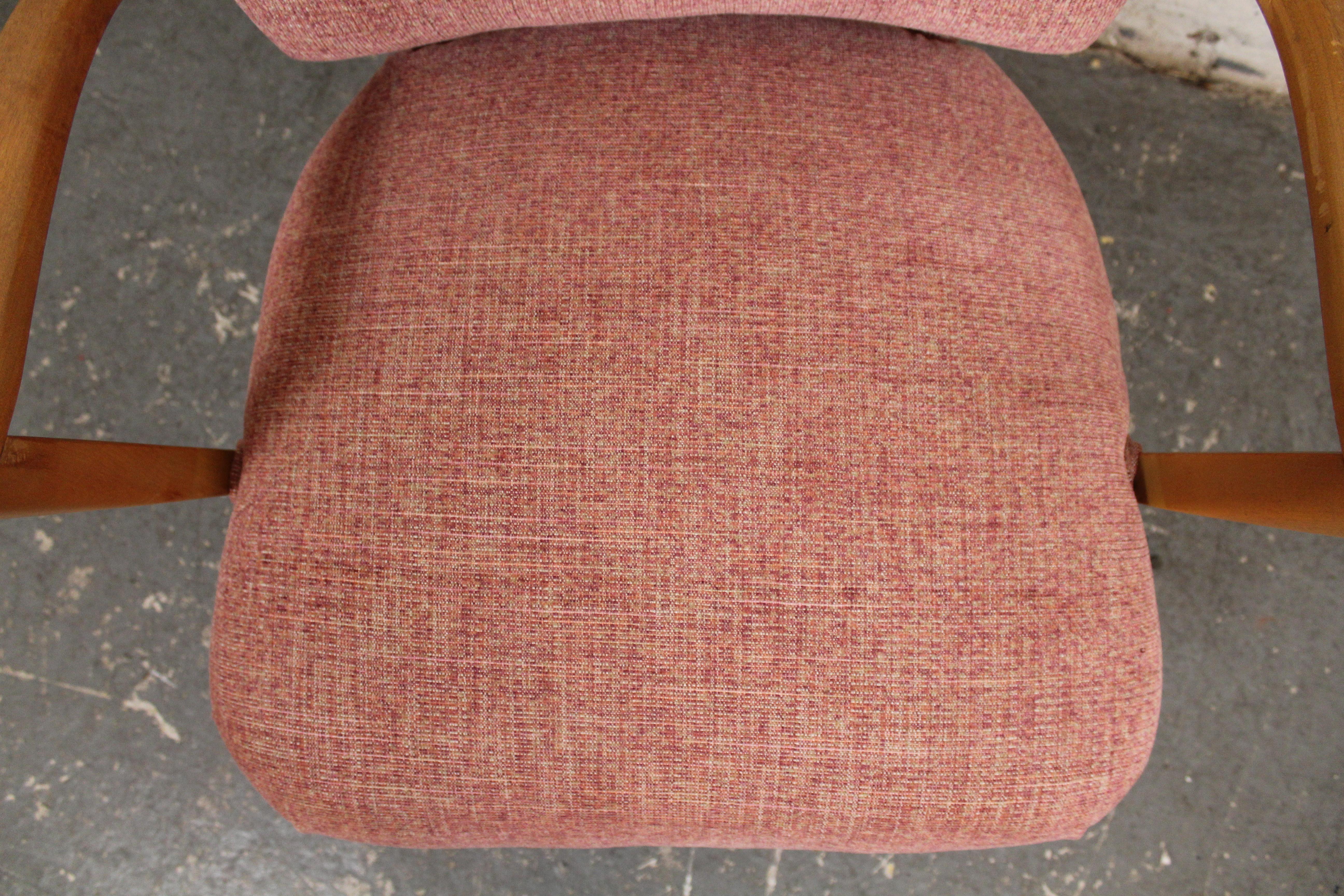Reupholstered Mid-Century Heywood Wakefield 