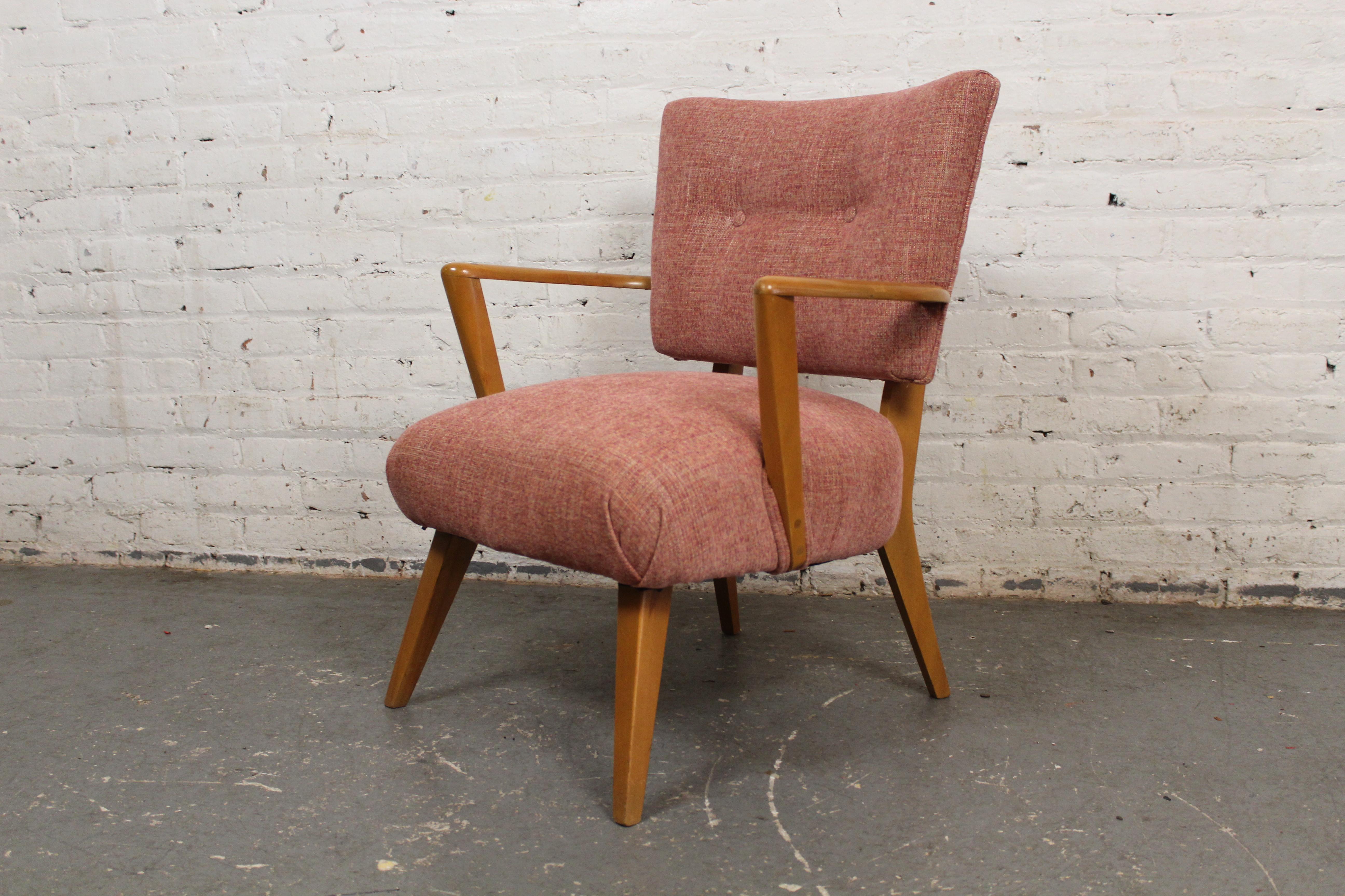 Reupholstered Mid-Century Heywood Wakefield 