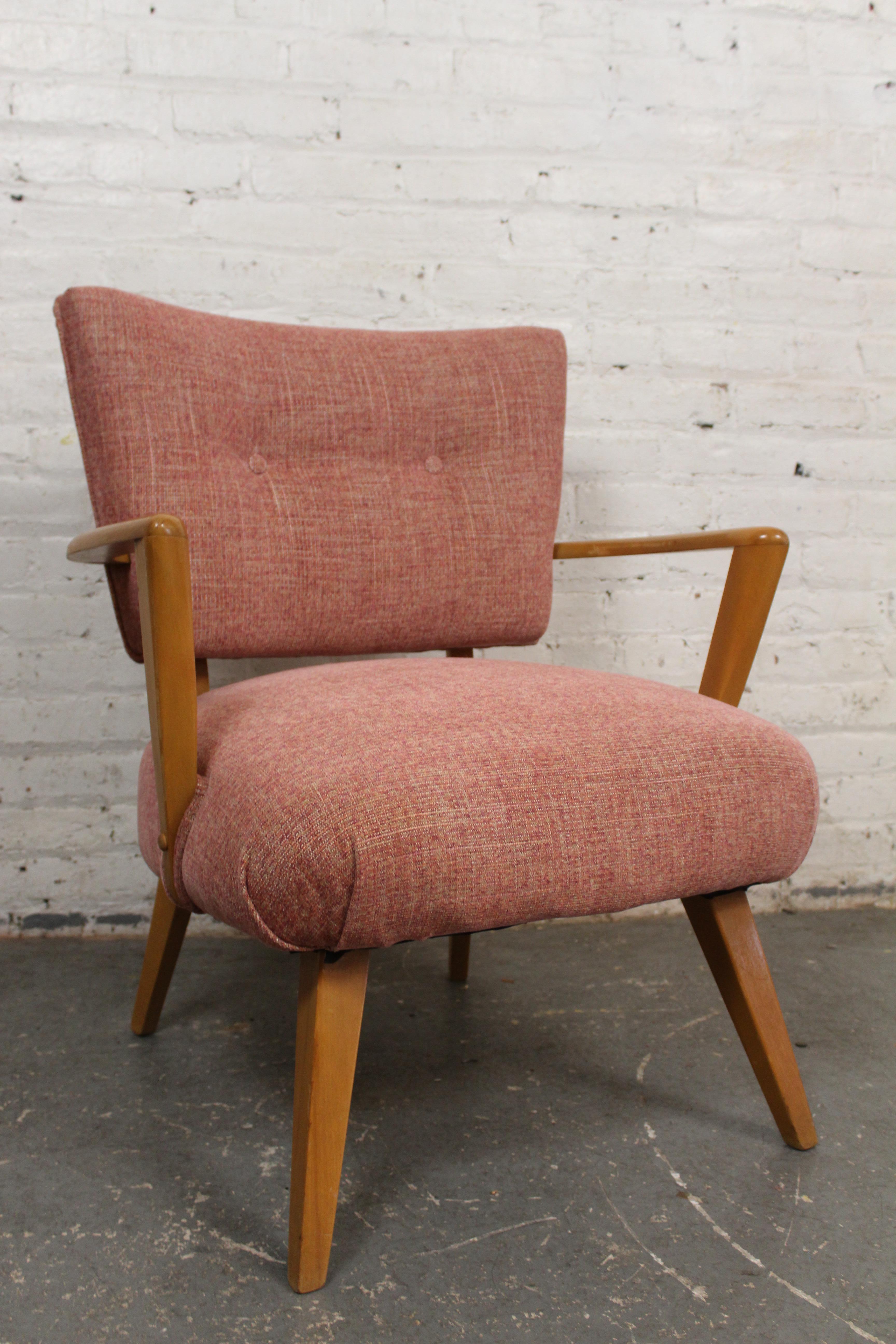 Reupholstered Mid-Century Heywood Wakefield 