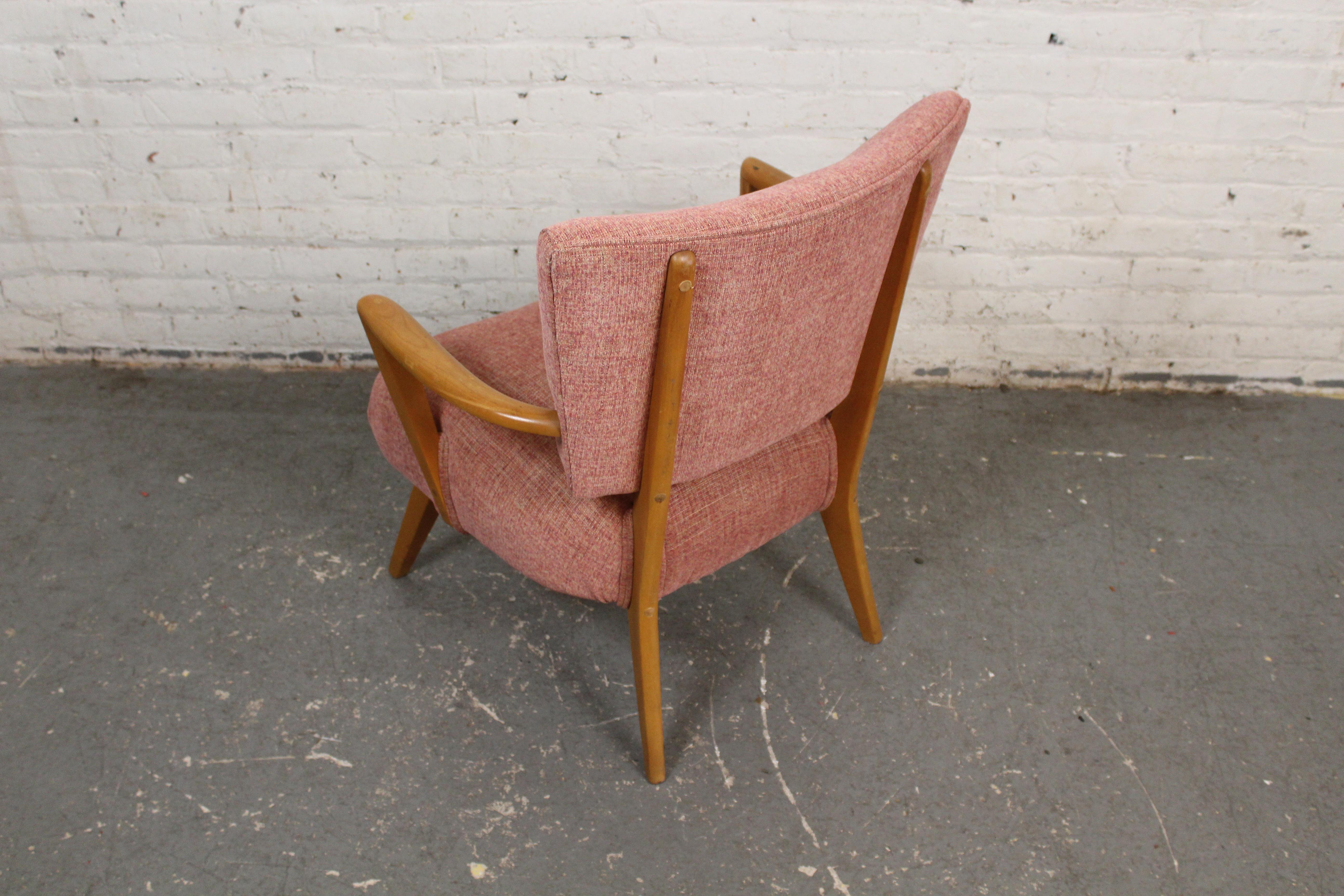 American Reupholstered Mid-Century Heywood Wakefield 