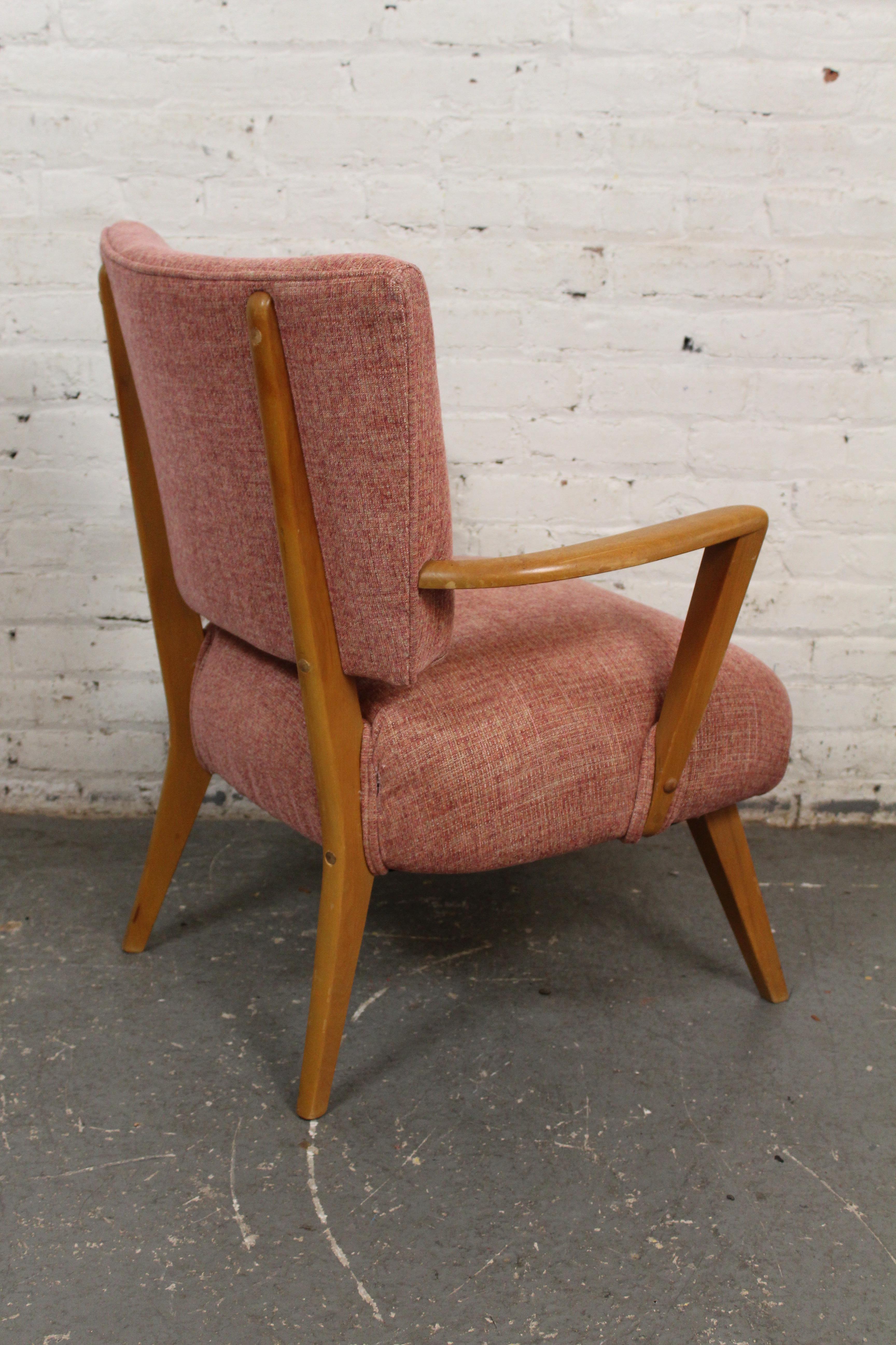 Reupholstered Mid-Century Heywood Wakefield 