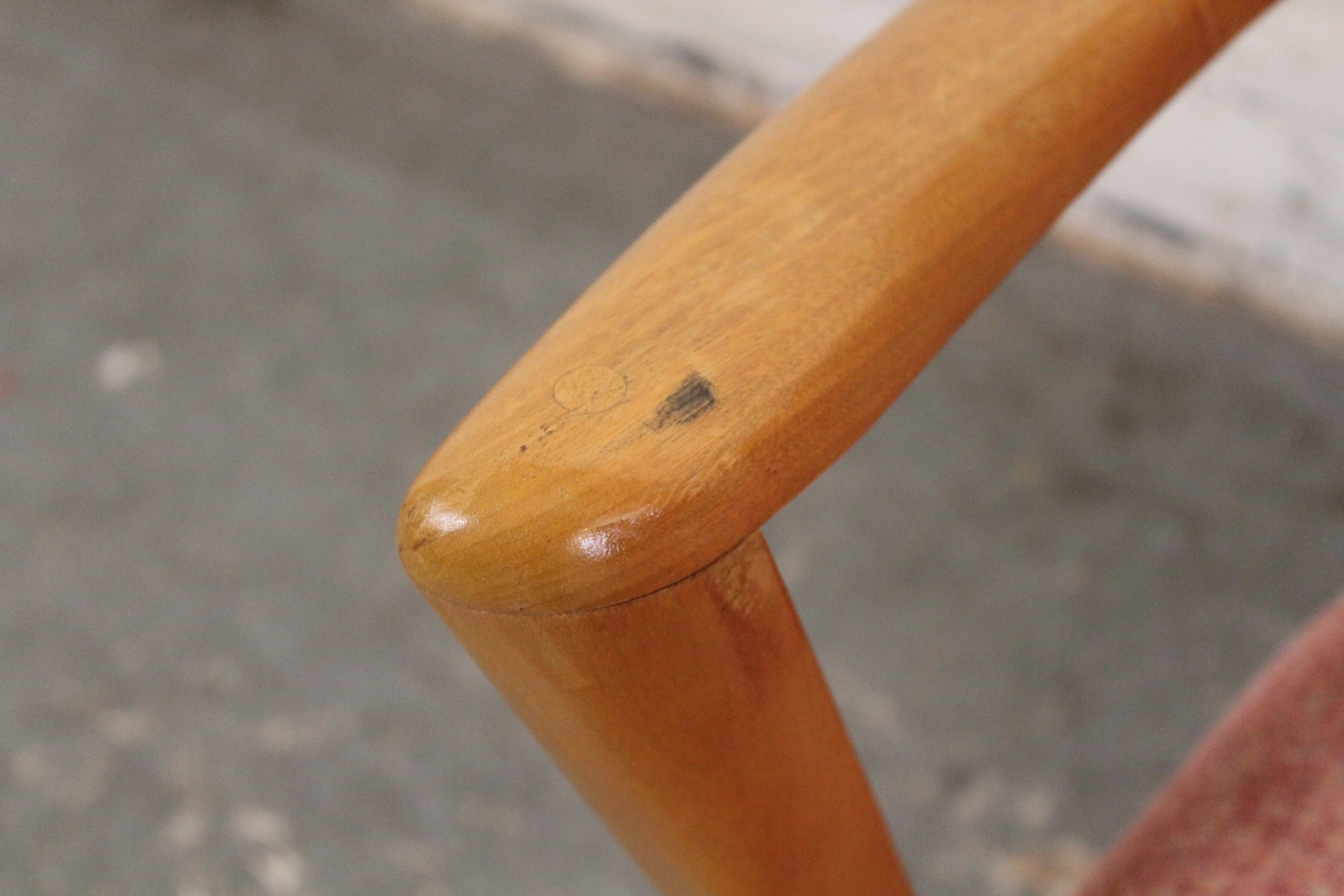 Reupholstered Mid-Century Heywood Wakefield 