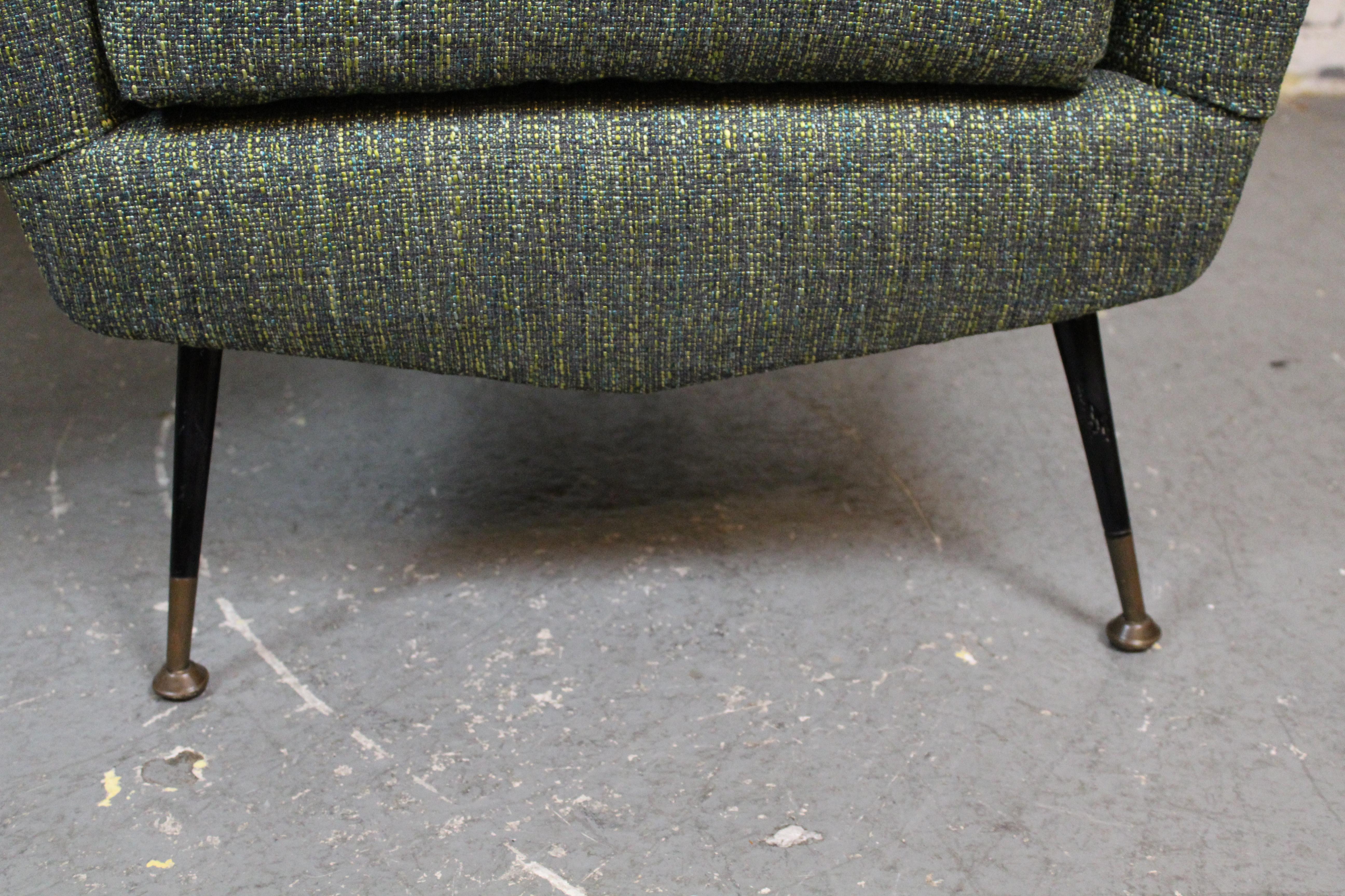 Reupholstered Mid-Century Italian Lounge Chairs by La Permanente Mobli For Sale 6