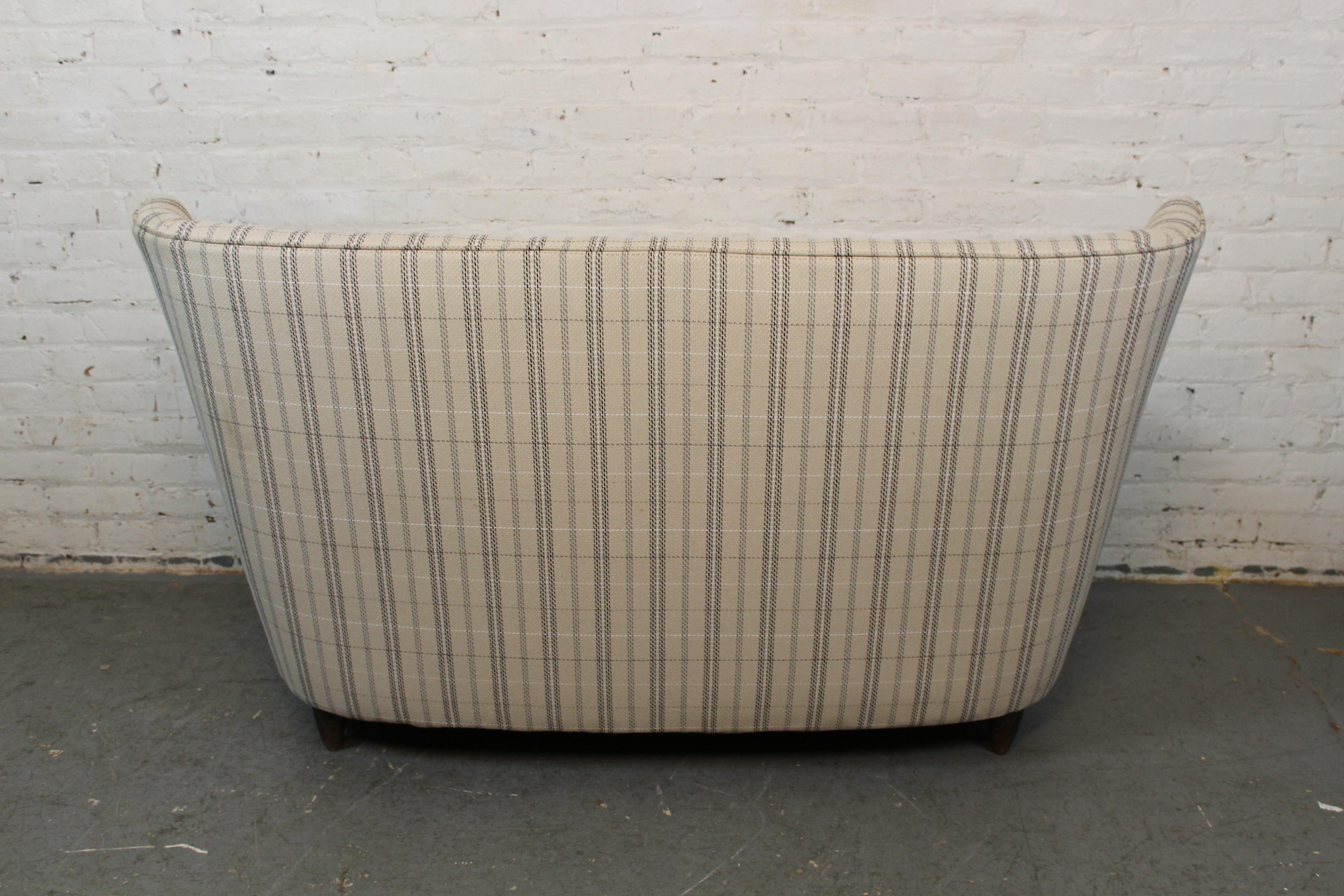 20th Century Reupholstered Mid-Century Italian Sofa by Paola Buffa For Sale