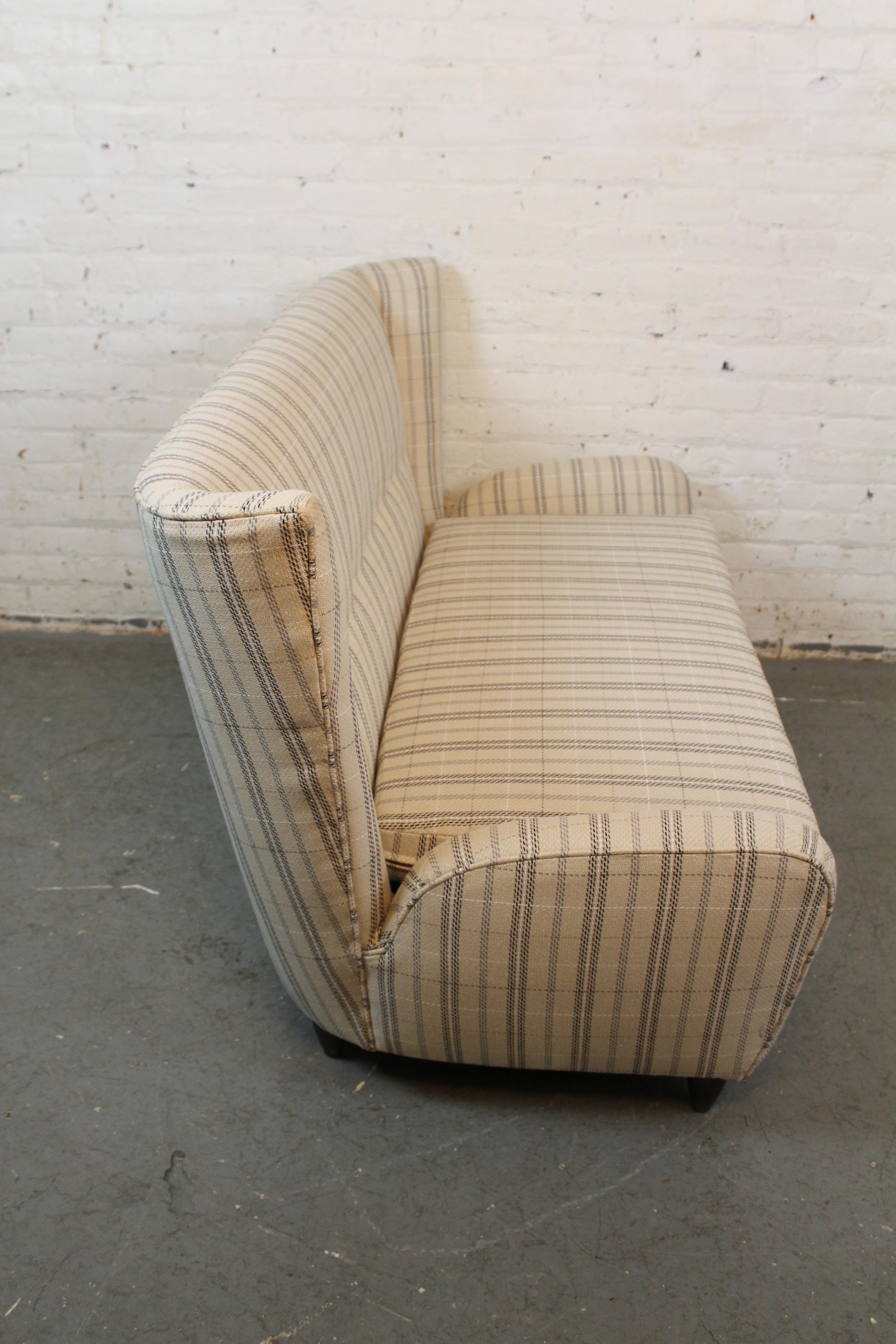Reupholstered Mid-Century Italian Sofa by Paola Buffa For Sale 2