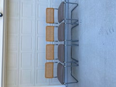 Reupholstered Set of 4 Cesca Style Dining Chairs
