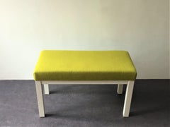 Reupholstered Stool or Ottoman by Tjerk Reijenga for Pilastro, 1960's