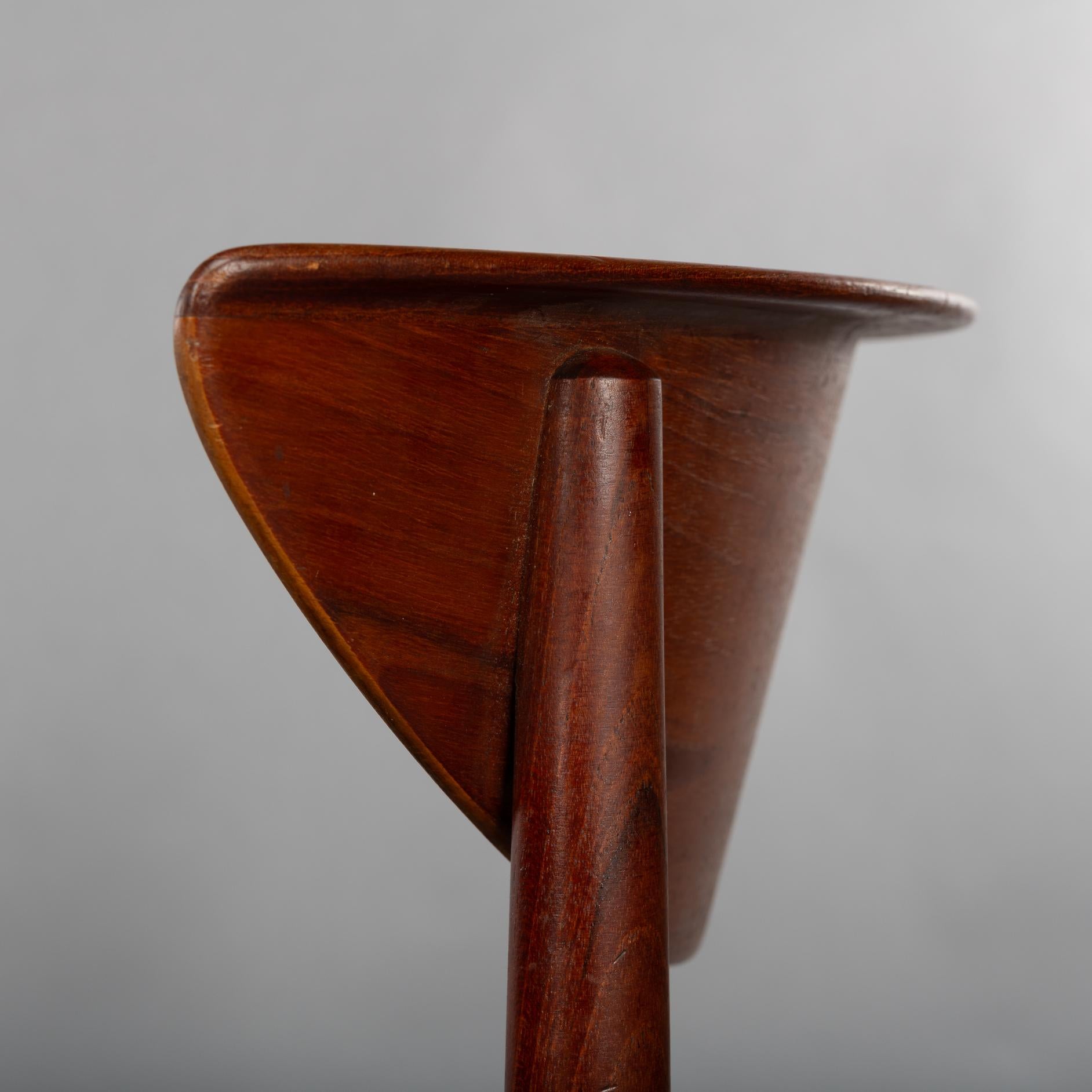 Reupholstered Teak Chair Model # 317 by Peter Hvidt for Soborg Mobel, Set of 4 For Sale 6
