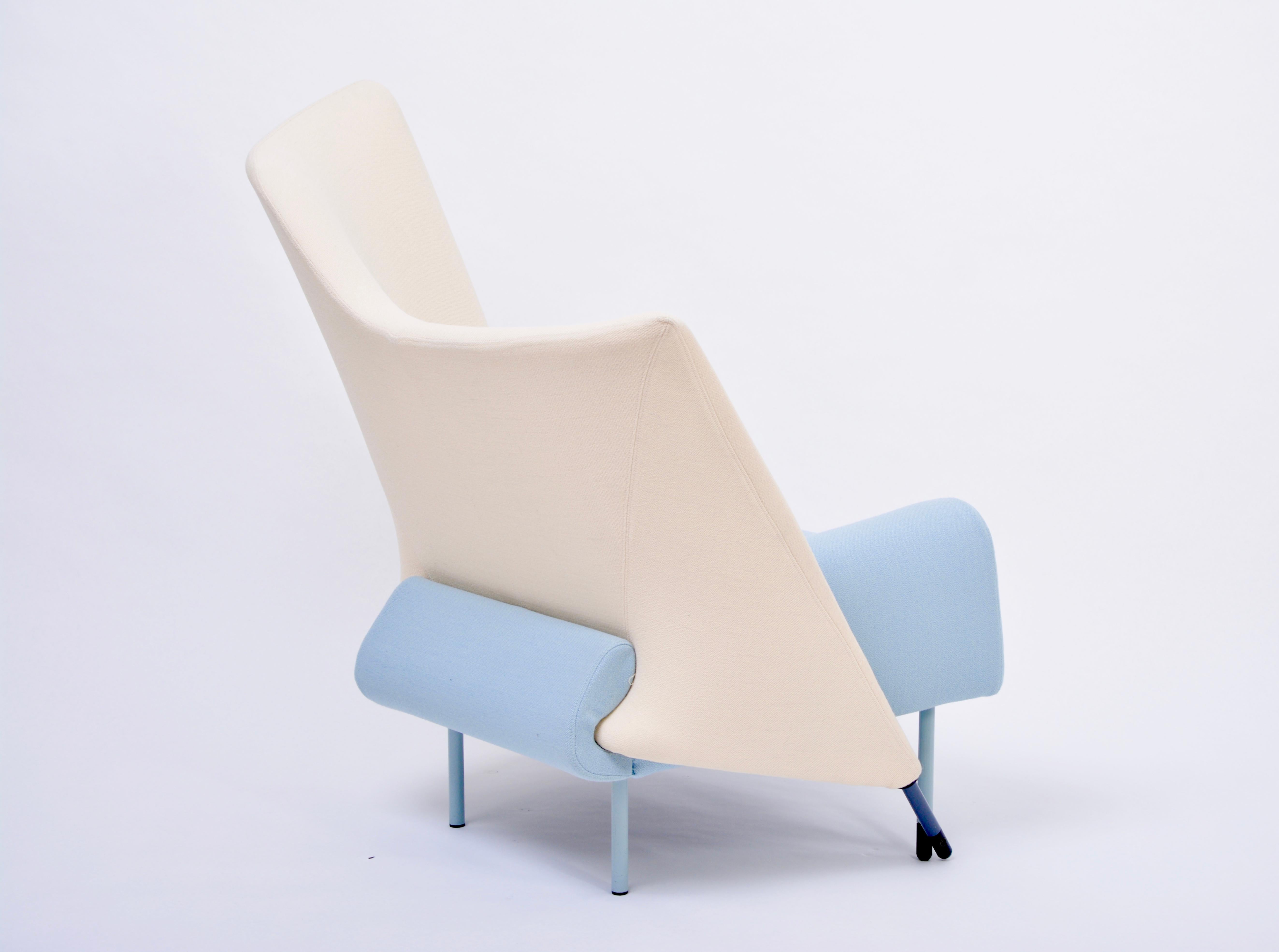 Italian Reupholstered Torso Lounge Chair Designed by Paolo Deganello for Cassina, 1980s