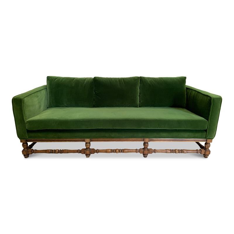 reupholstered victorian sofa