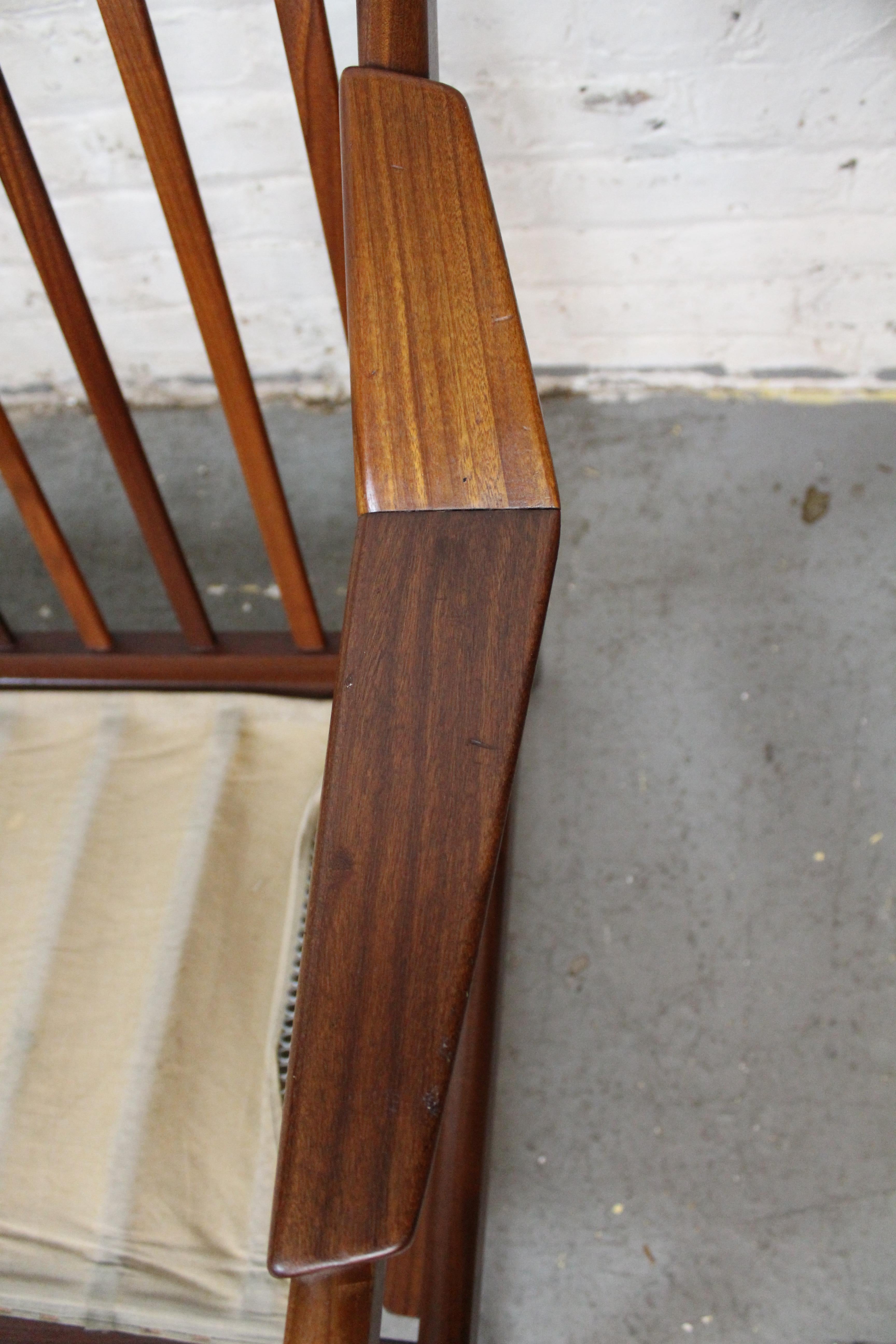 Reupholstered Walnut Sofa by H. Brockmann Petersen for Randers For Sale 4