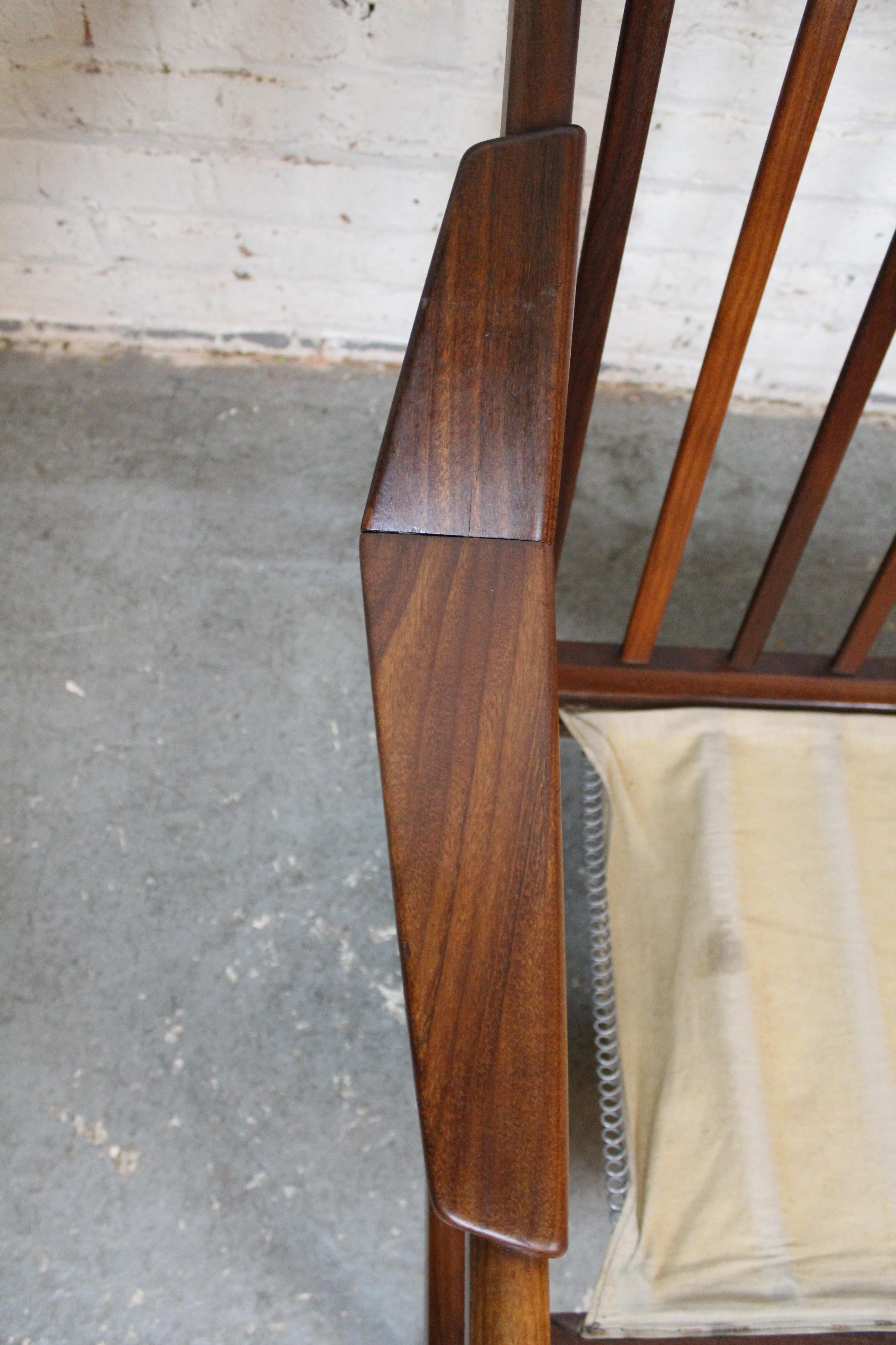 Reupholstered Walnut Sofa by H. Brockmann Petersen for Randers For Sale 5