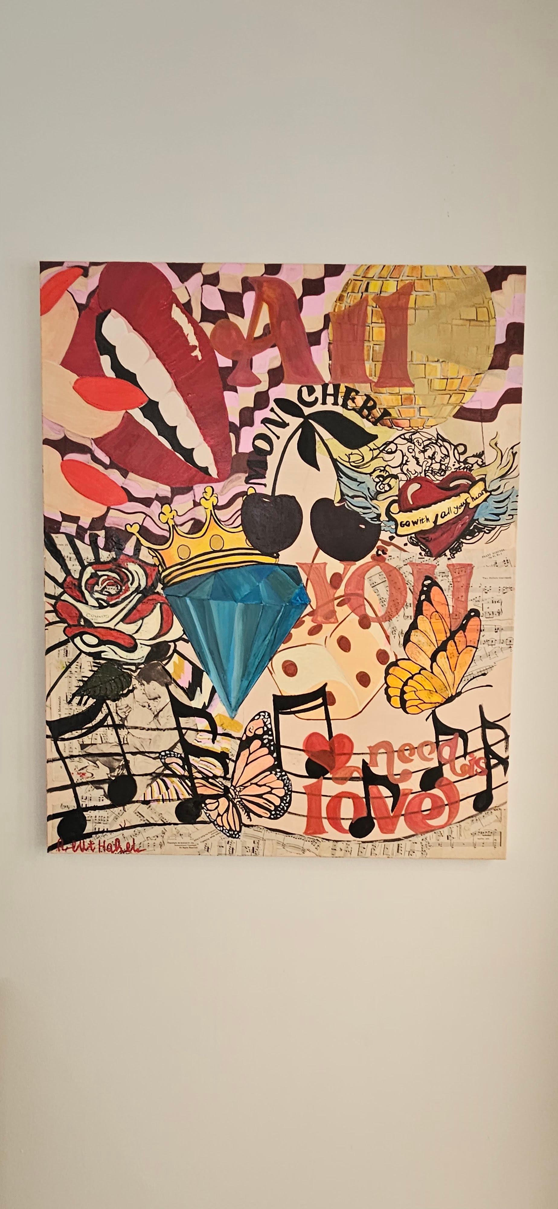 Reut Harel: Todo lo que necesitas es vivir - Impresión Giclée sobre lienzo. 39.3/31.5