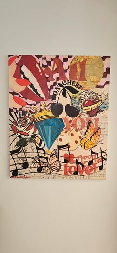 Reut Harel: All you need is live - Giclee print on canvas. 39.3/31.5”