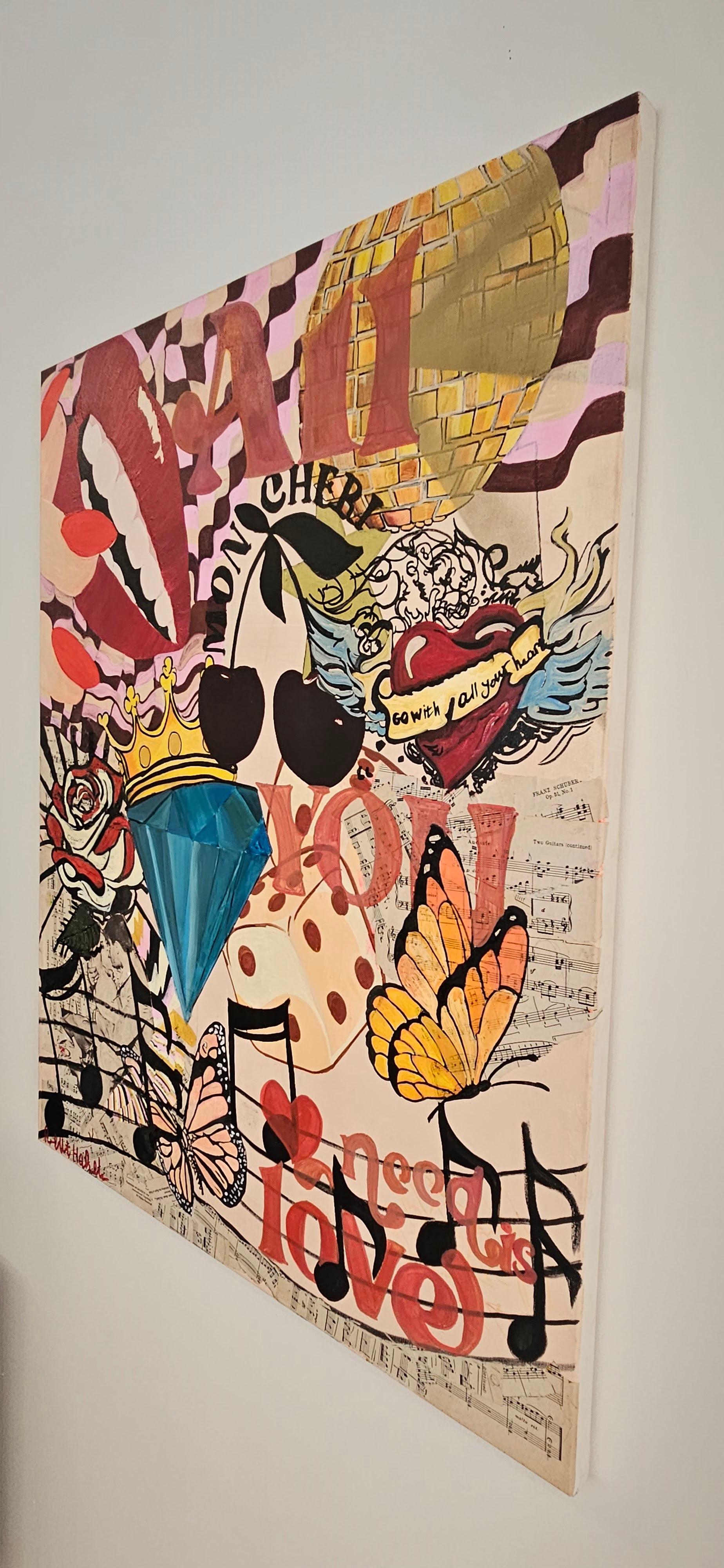 Reut Harel: Todo lo que necesitas es vivir - Impresión Giclée sobre lienzo. 39.3/31.5
