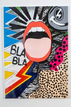 Harel Reut : BLA  - Impression giclée sur toile. 39.3/27.5