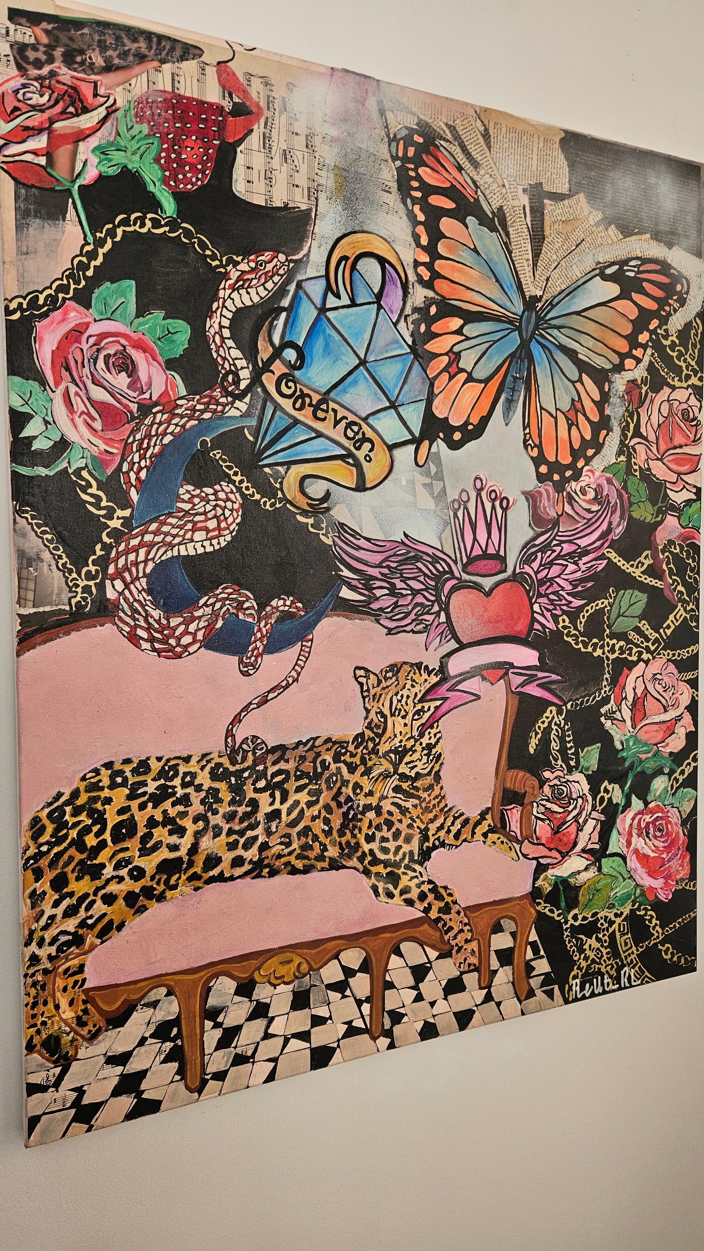 Reut Harel: Forever - Impresión Giclée sobre lienzo. 39.3/31.5